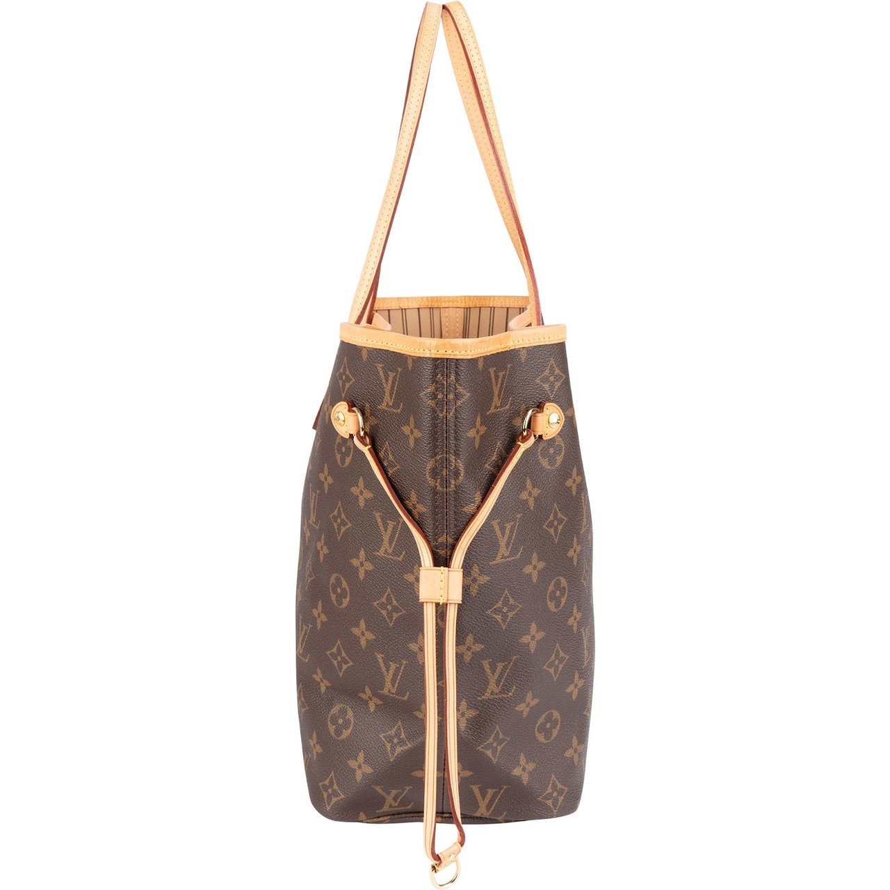 Louis Vuitton Louis Vuitton Monogram Canvas Neverfull MM Shoulder Bag Bruin