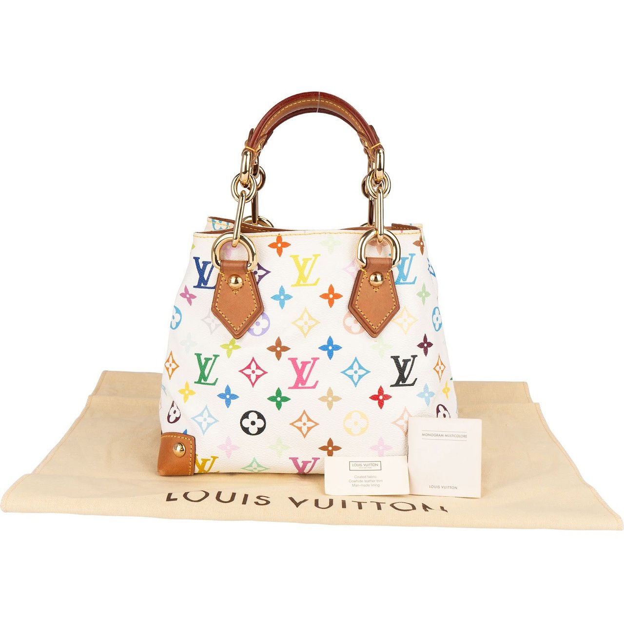 Louis Vuitton Louis Vuitton Canvas Monogram Murakami Multicolor Audra Handbag Wit