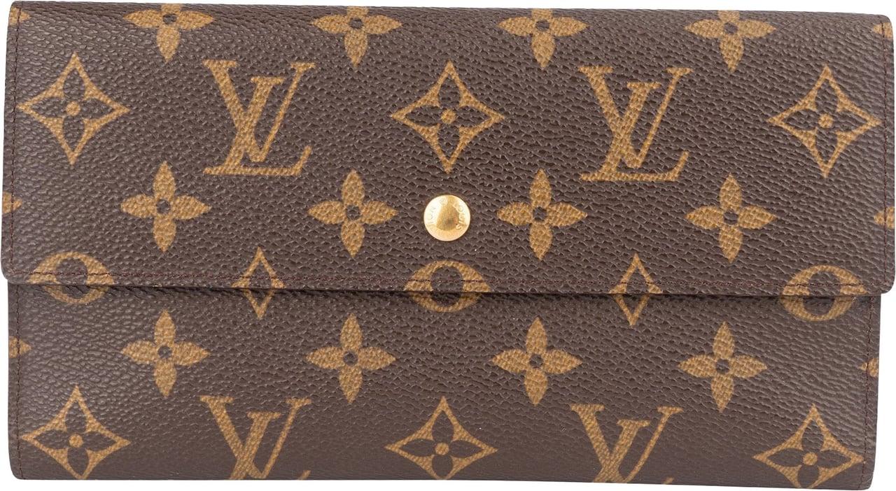 Louis Vuitton Louis Vuitton Monogram Canvas Sarah Wallet Bruin