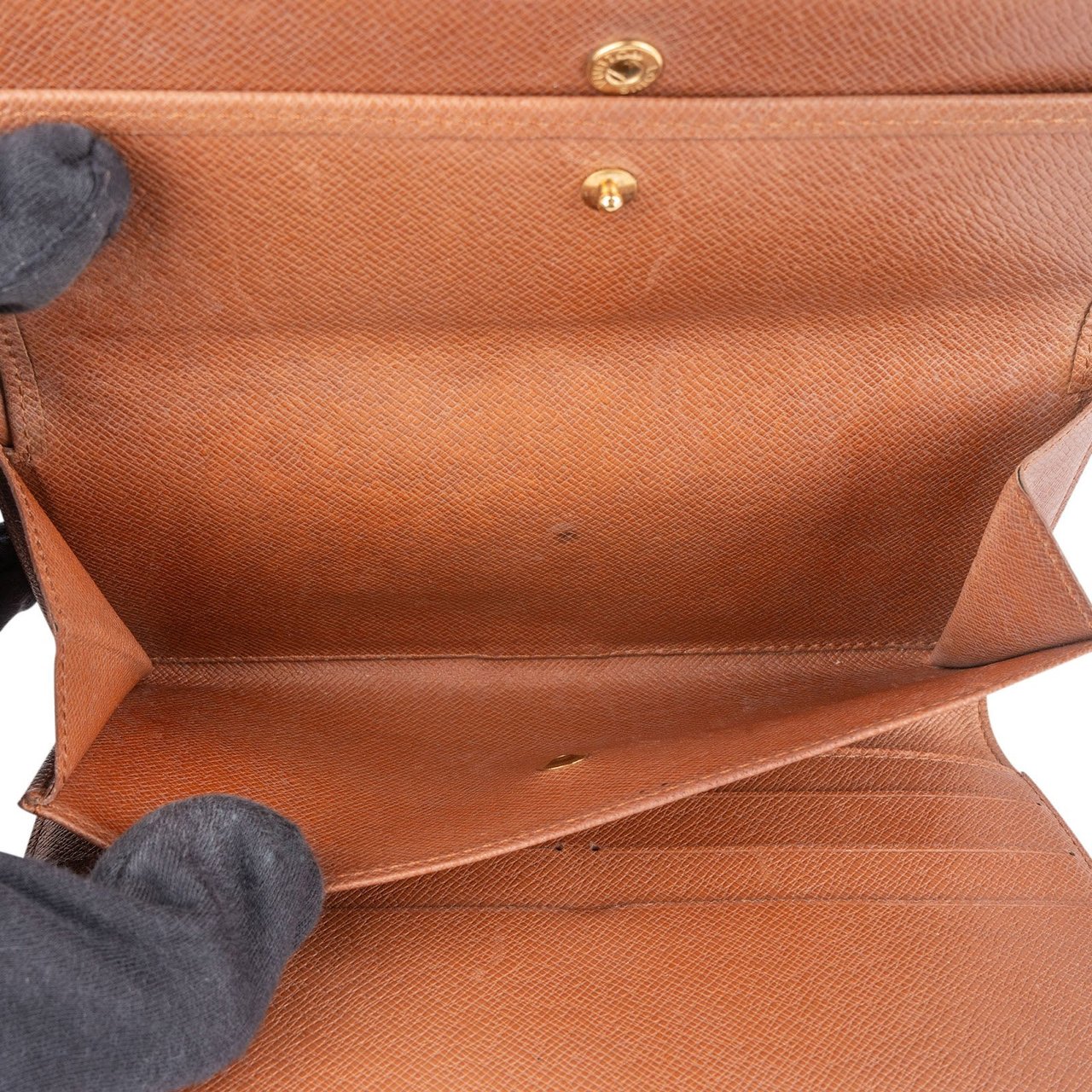 Louis Vuitton Louis Vuitton Monogram Canvas Sarah Wallet Bruin