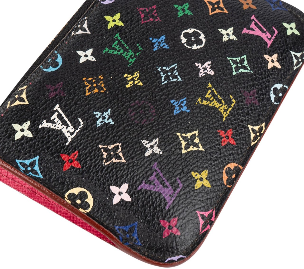 Louis Vuitton Louis Vuitton Canvas Monogram Multicolor Key Pouch Zwart