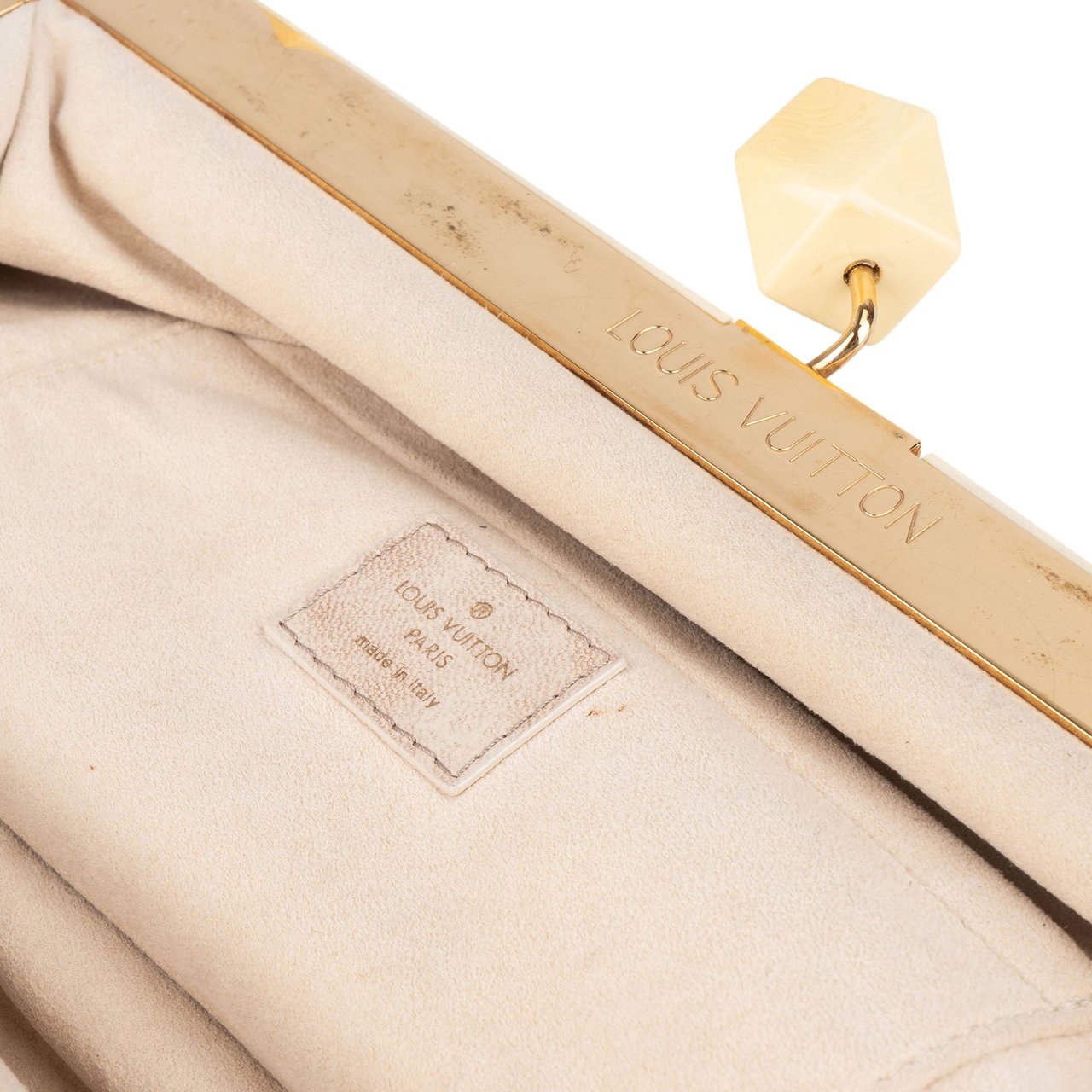 Louis Vuitton Louis Vuitton Leather Monogram Olympe Shoulder Bag Donkergrijs