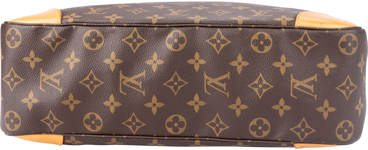 Louis Vuitton Canvas Monogram Boulogne Crossbody Bag Bruin