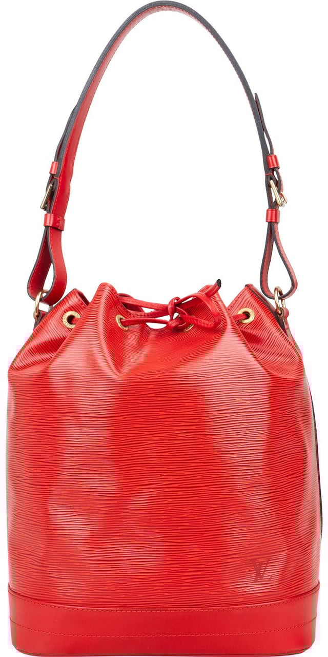 Louis Vuitton Louis Vuitton Red Epi Leather Sac Noé Grande Shoulder Bag Rood