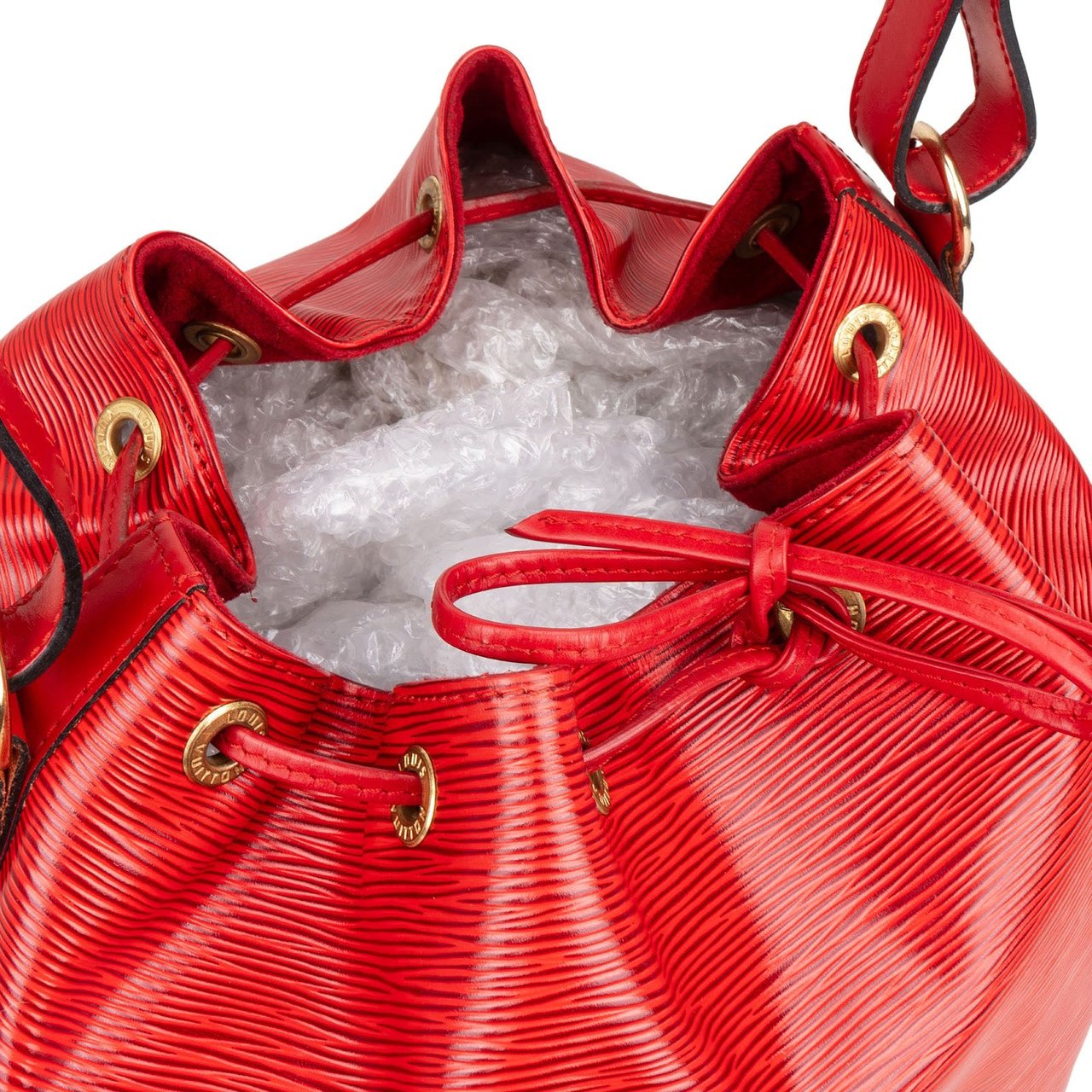 Louis Vuitton Louis Vuitton Red Epi Leather Sac Noé Grande Shoulder Bag Rood