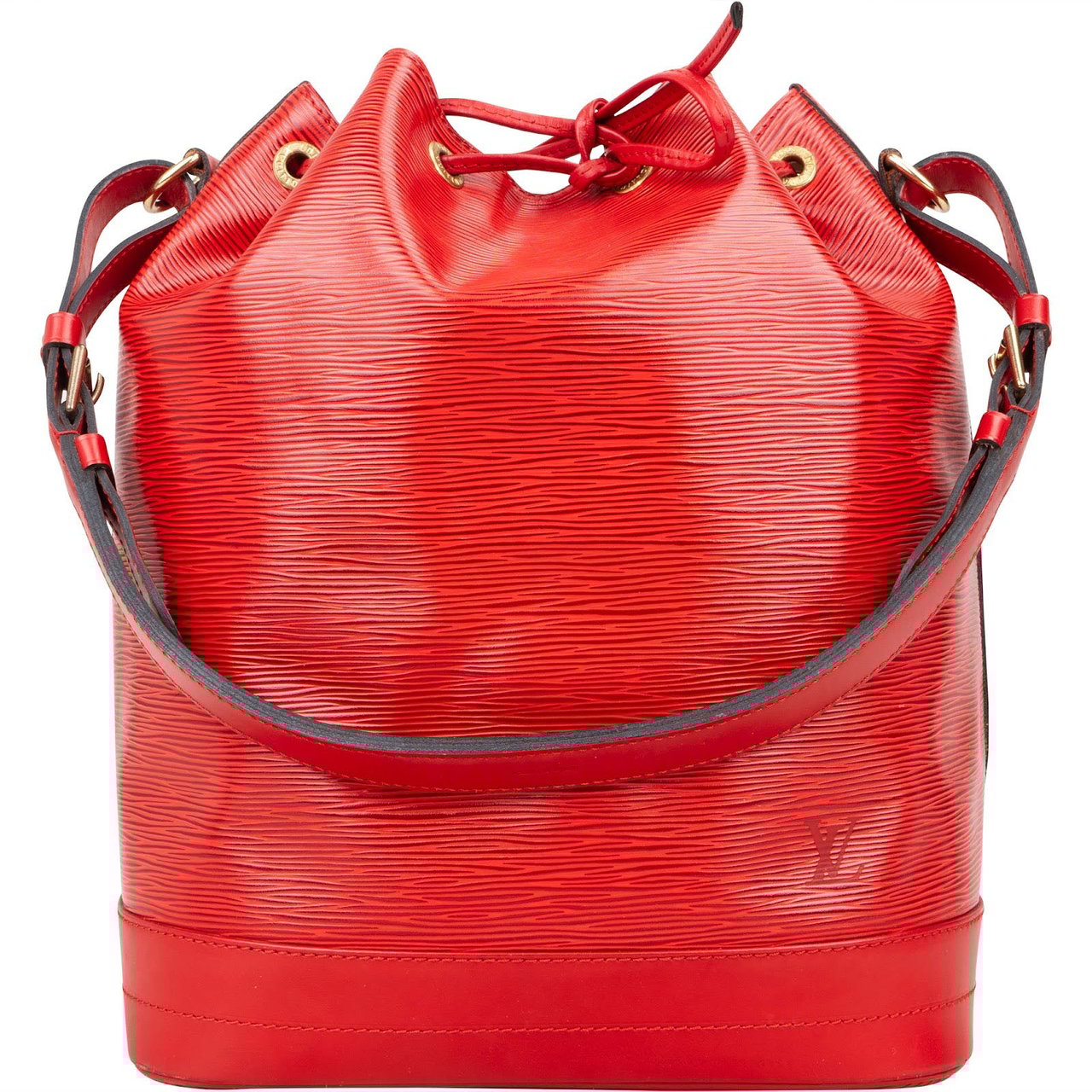 Louis Vuitton Louis Vuitton Red Epi Leather Sac Noé Grande Shoulder Bag Rood