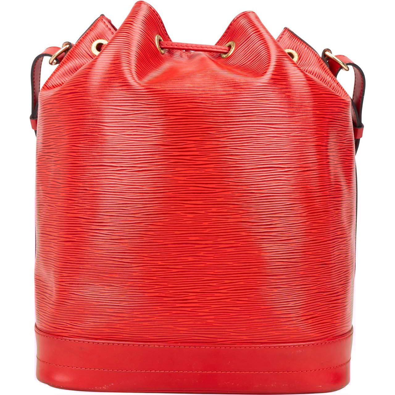 Louis Vuitton Louis Vuitton Red Epi Leather Sac Noé Grande Shoulder Bag Rood