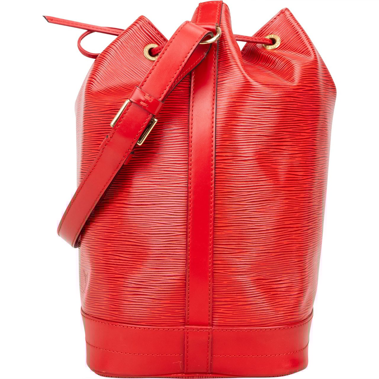 Louis Vuitton Louis Vuitton Red Epi Leather Sac Noé Grande Shoulder Bag Rood