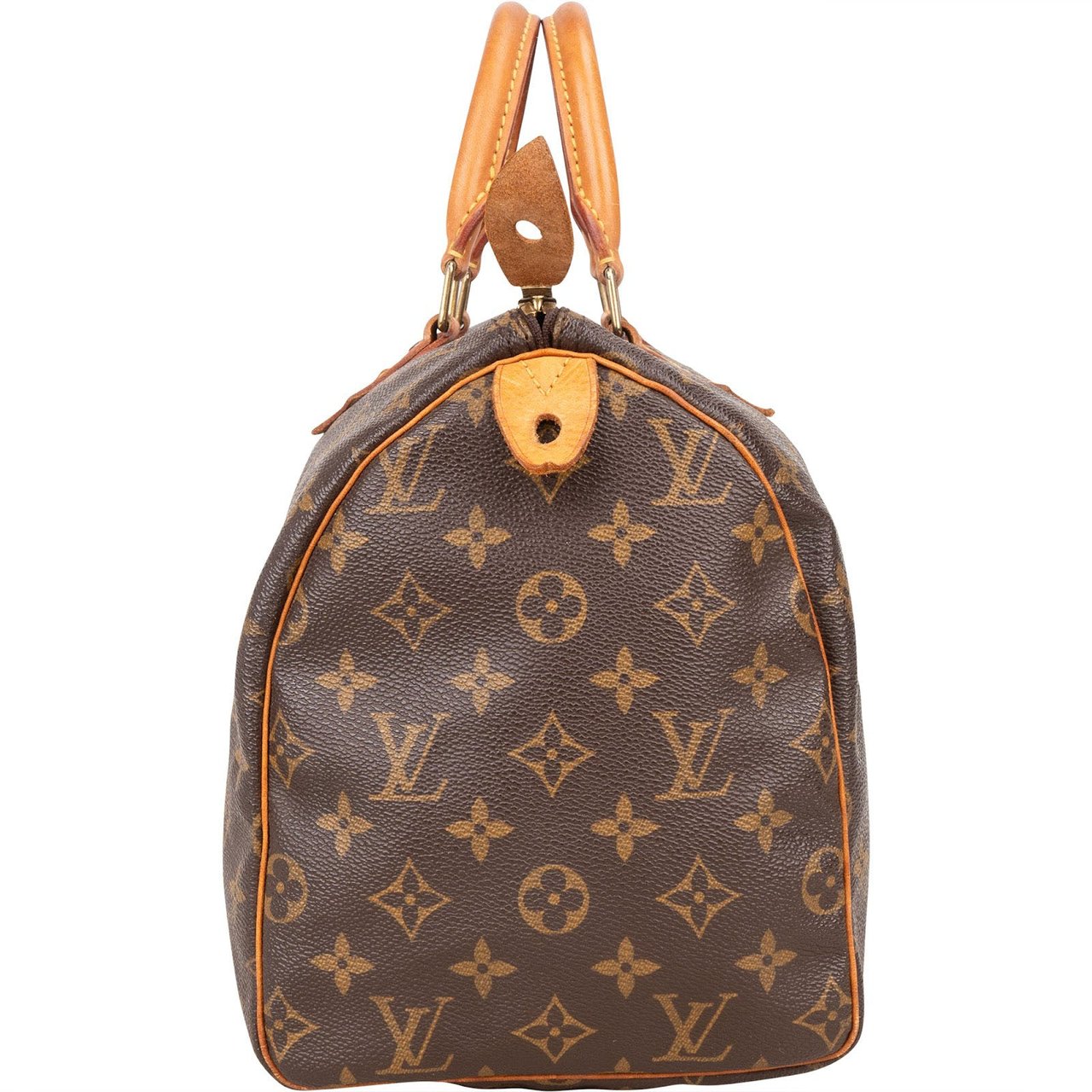 Louis Vuitton Louis Vuitton Monogram Canvas Speedy 30 Handbag Bruin