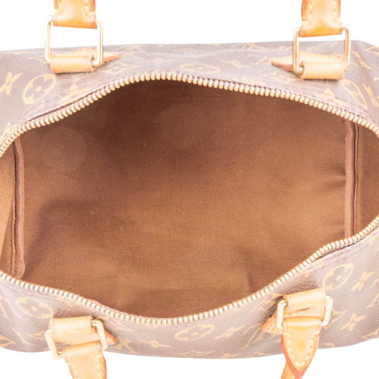 Louis Vuitton Louis Vuitton Monogram Canvas Speedy 30 Handbag Bruin