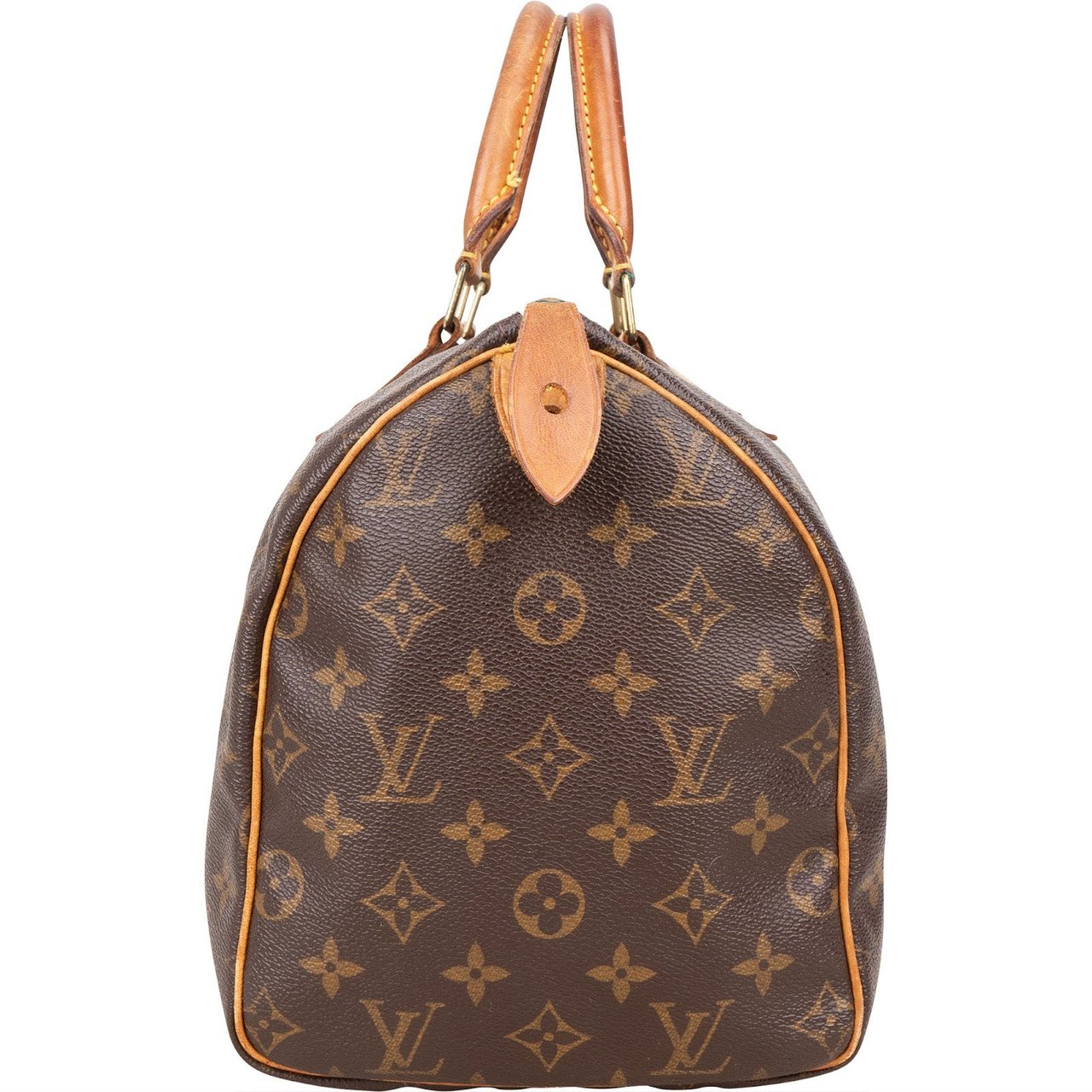 Louis Vuitton Louis Vuitton Monogram Canvas Speedy 30 Handbag Bruin