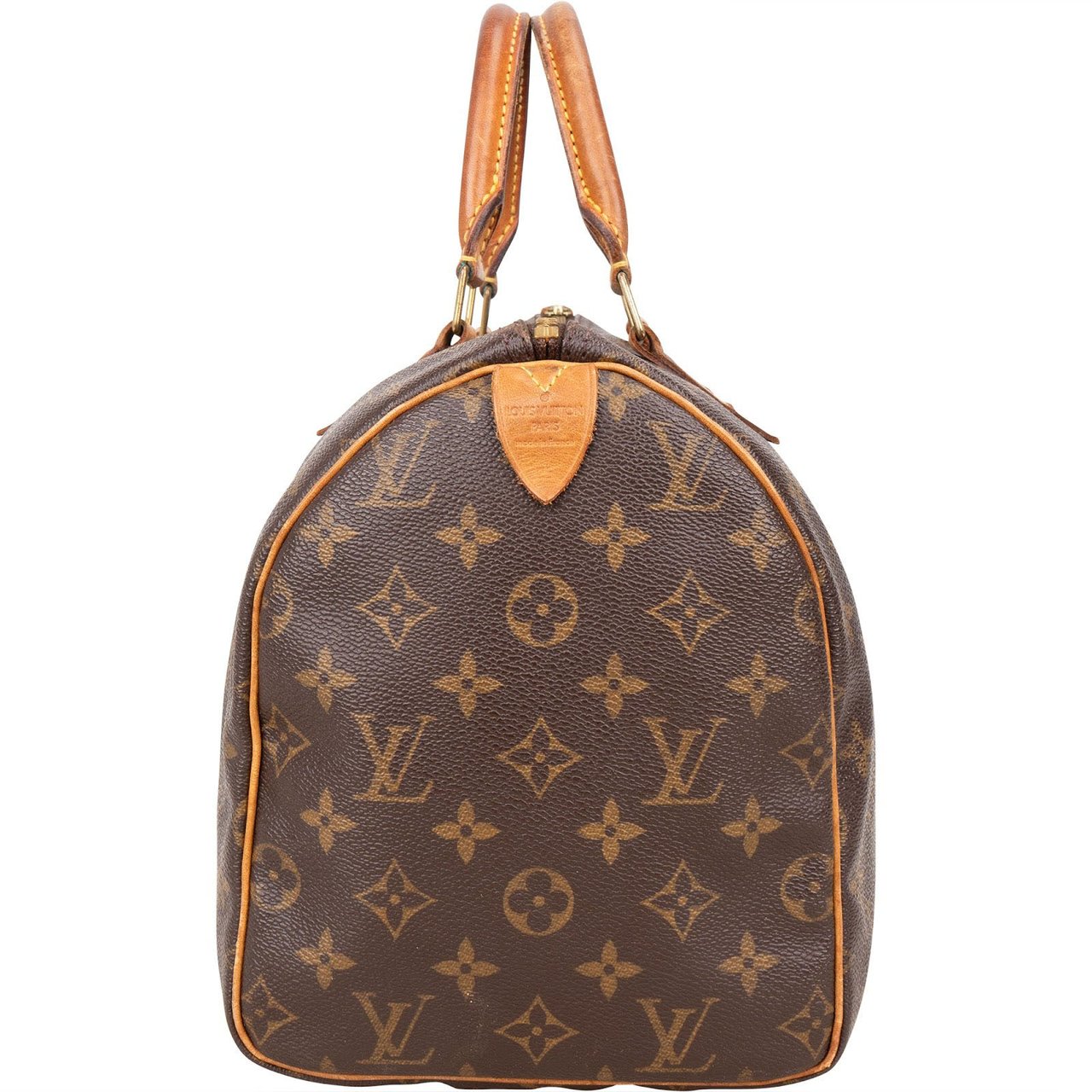 Louis Vuitton Louis Vuitton Monogram Canvas Speedy 30 Handbag Bruin