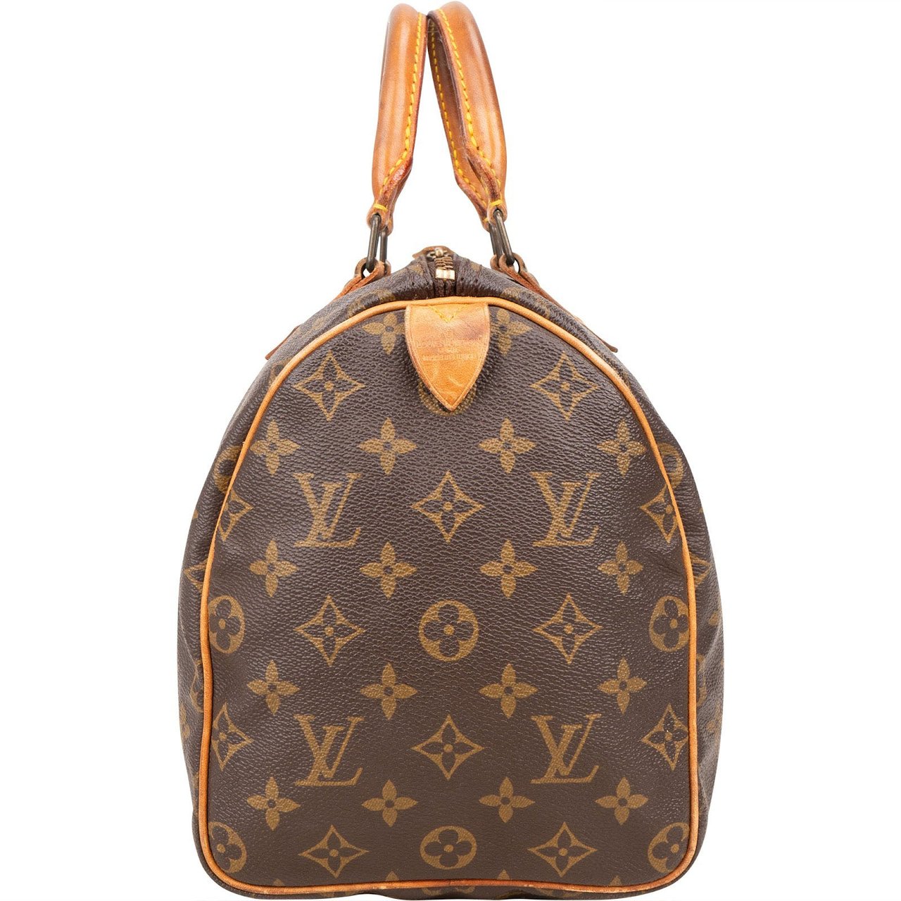 Louis Vuitton Louis Vuitton Monogram Canvas Speedy 30 Handbag Bruin