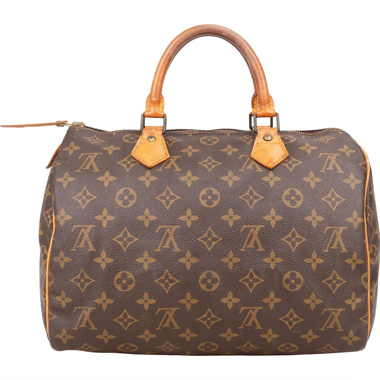 Louis Vuitton Louis Vuitton Monogram Canvas Speedy 30 Handbag Bruin