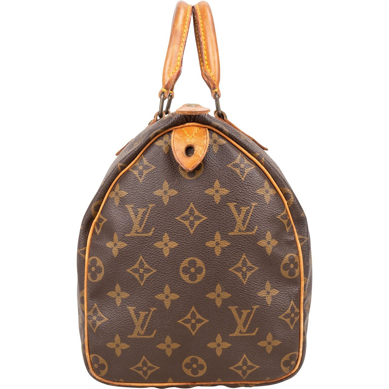 Louis Vuitton Louis Vuitton Monogram Canvas Speedy 30 Handbag Bruin