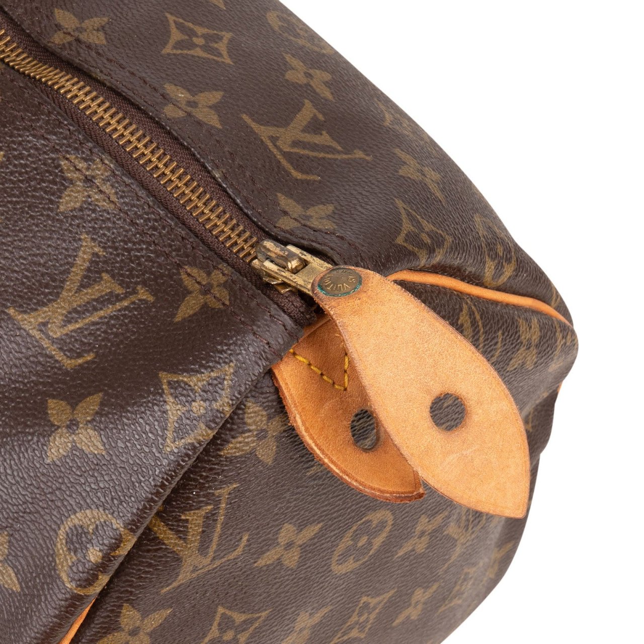 Louis Vuitton Louis Vuitton Monogram Canvas Speedy 40 Handbag Bruin