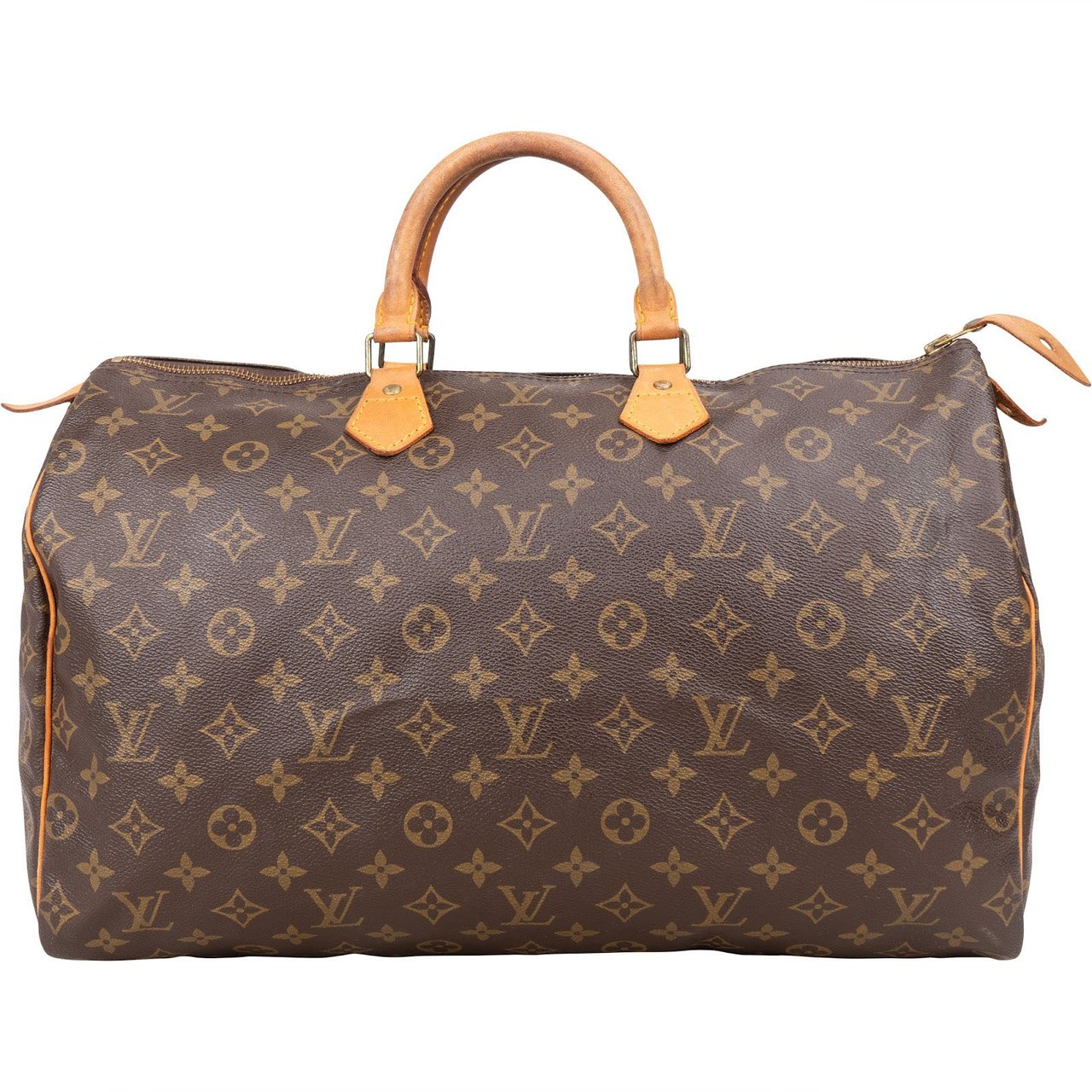 Louis Vuitton Louis Vuitton Monogram Canvas Speedy 40 Handbag Bruin