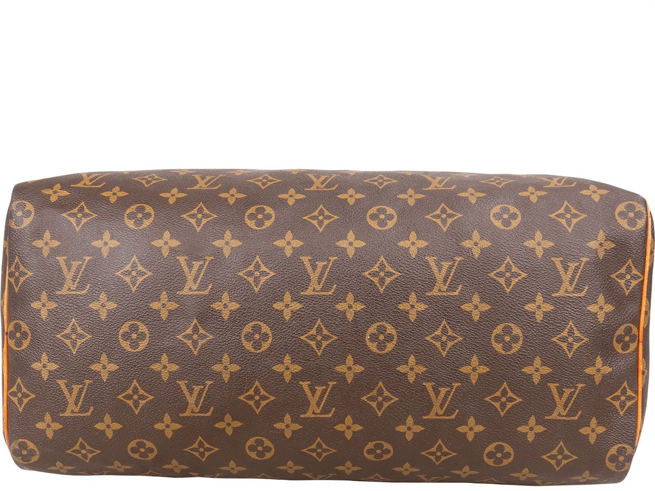 Louis Vuitton Louis Vuitton Monogram Canvas Speedy 40 Handbag Bruin