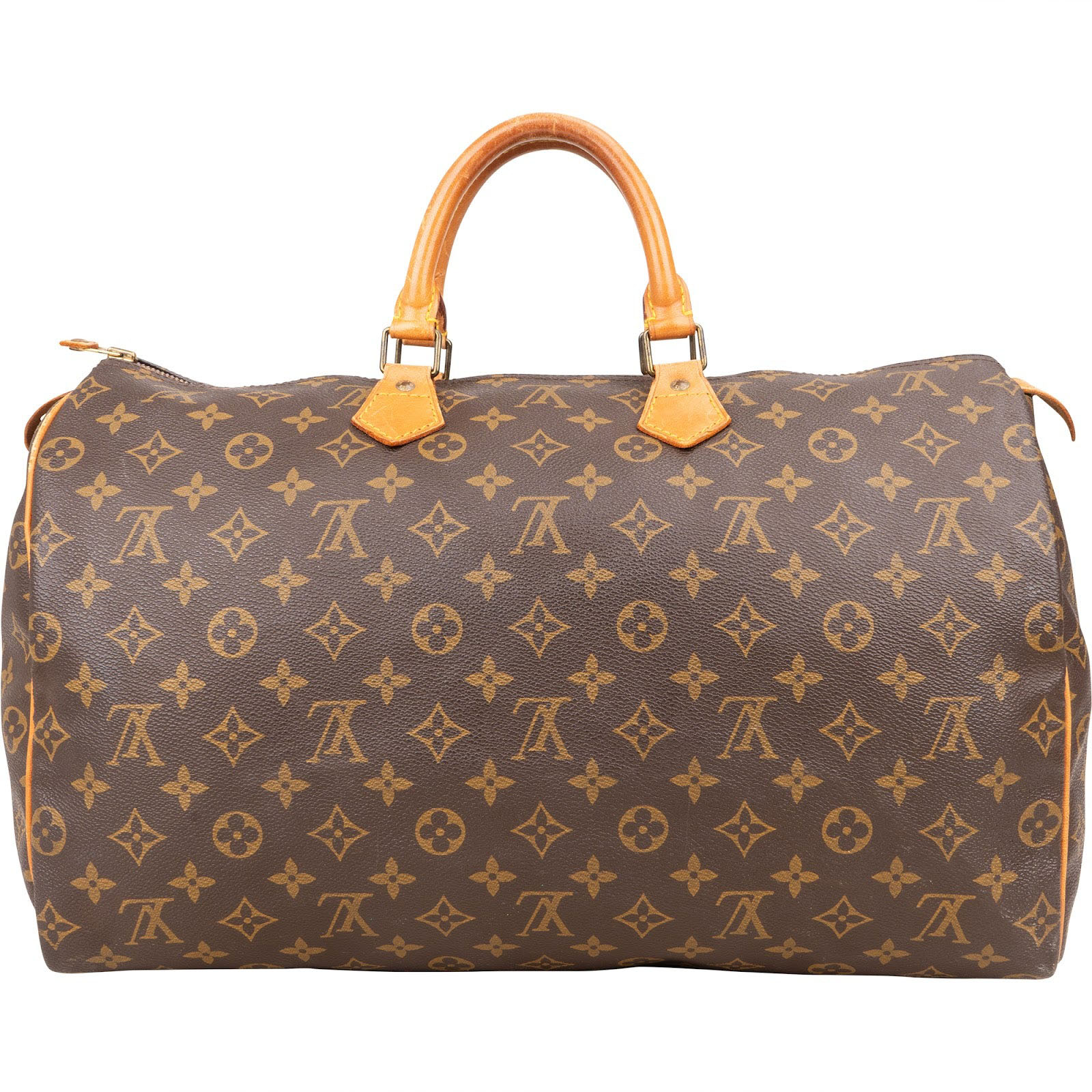 Louis Vuitton Louis Vuitton Monogram Canvas Speedy 40 Handbag Bruin
