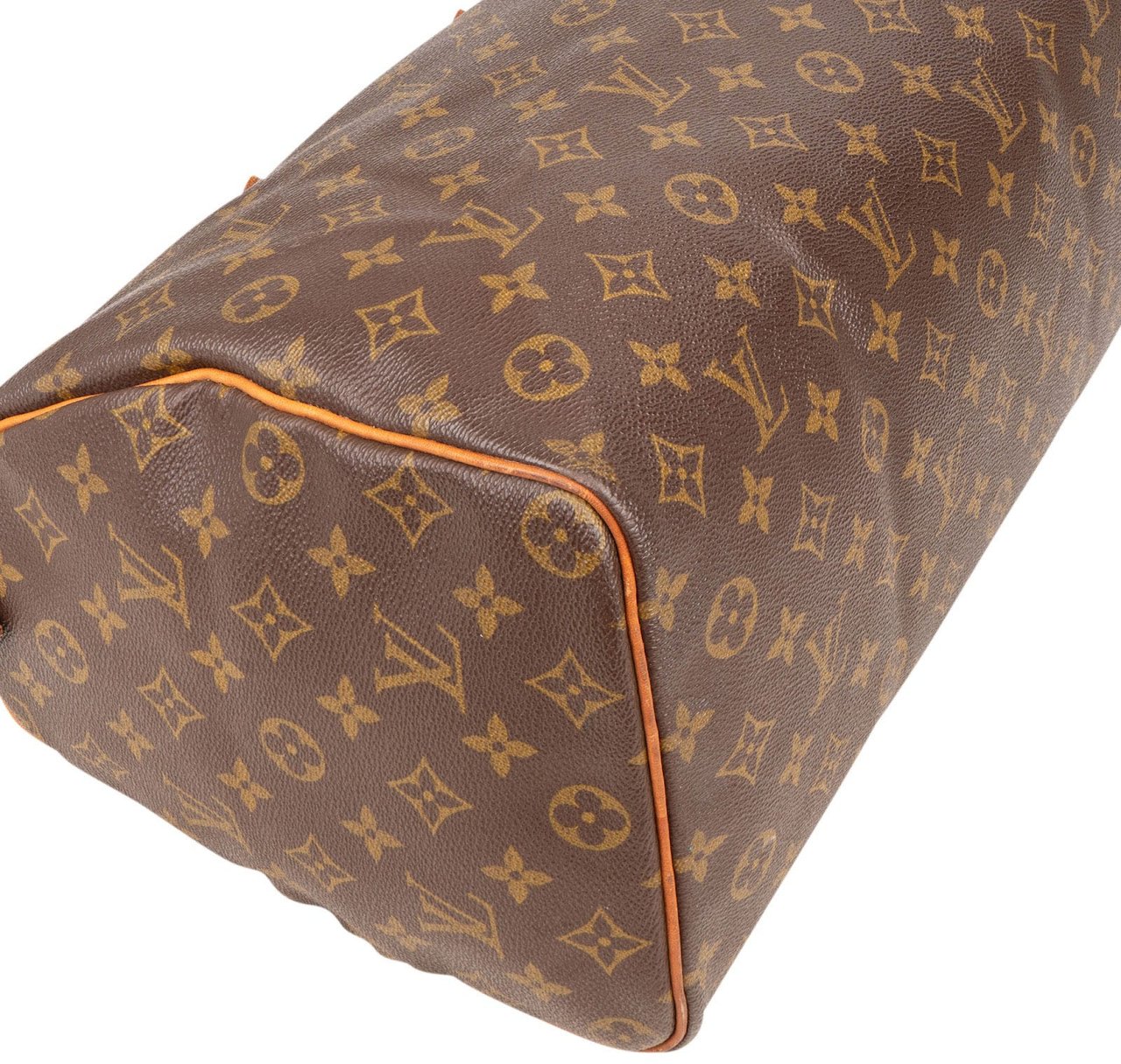 Louis Vuitton Louis Vuitton Monogram Canvas Speedy 35 Handbag Bruin