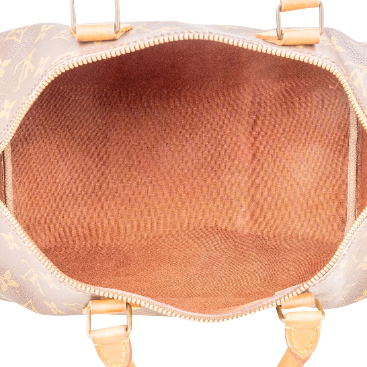 Louis Vuitton Louis Vuitton Monogram Canvas Speedy 35 Handbag Bruin