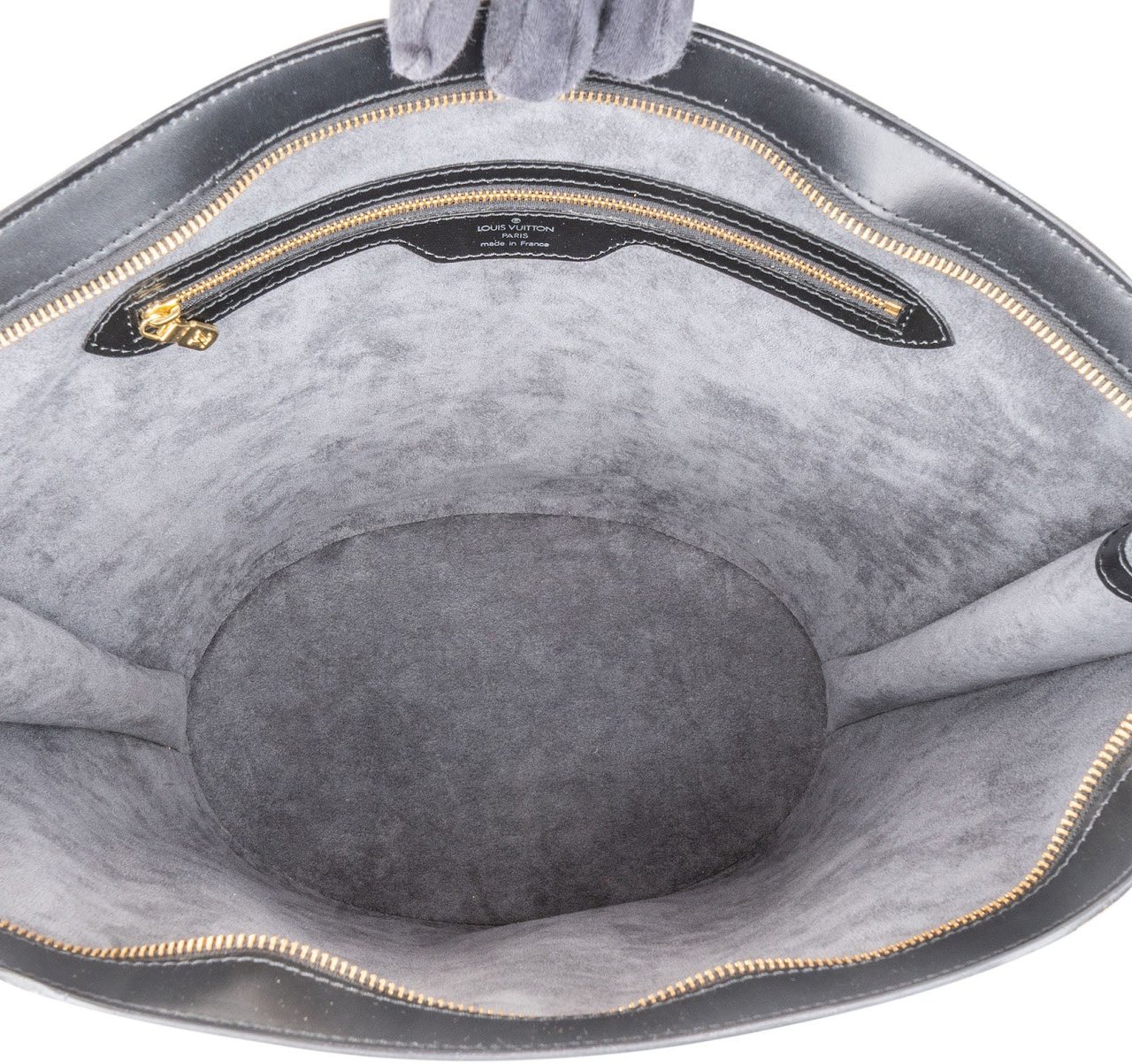 Louis Vuitton Louis Vuitton Noir Epi Leather Sac St. Jacques GM Shoulder Bag Zwart