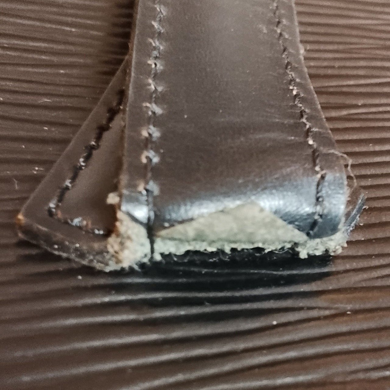 Louis Vuitton Louis Vuitton Noir Epi Leather Sac St. Jacques GM Shoulder Bag Zwart