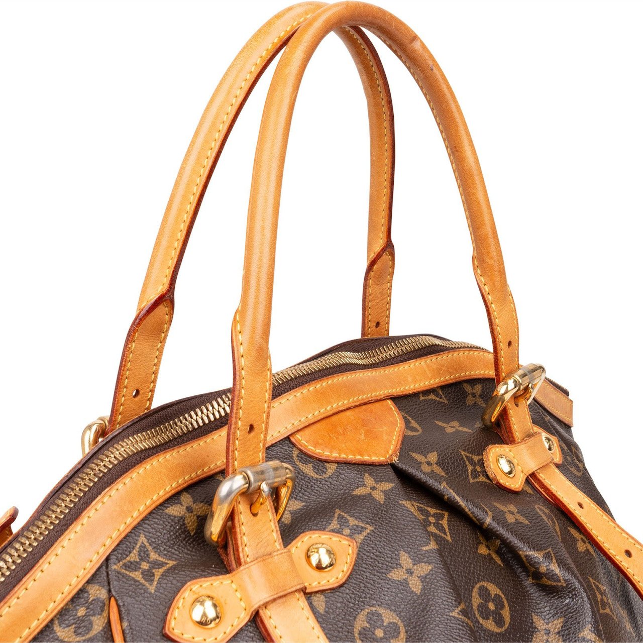 Louis Vuitton Louis Vuitton Monogram Canvas Tivoli GM Handbag Bruin