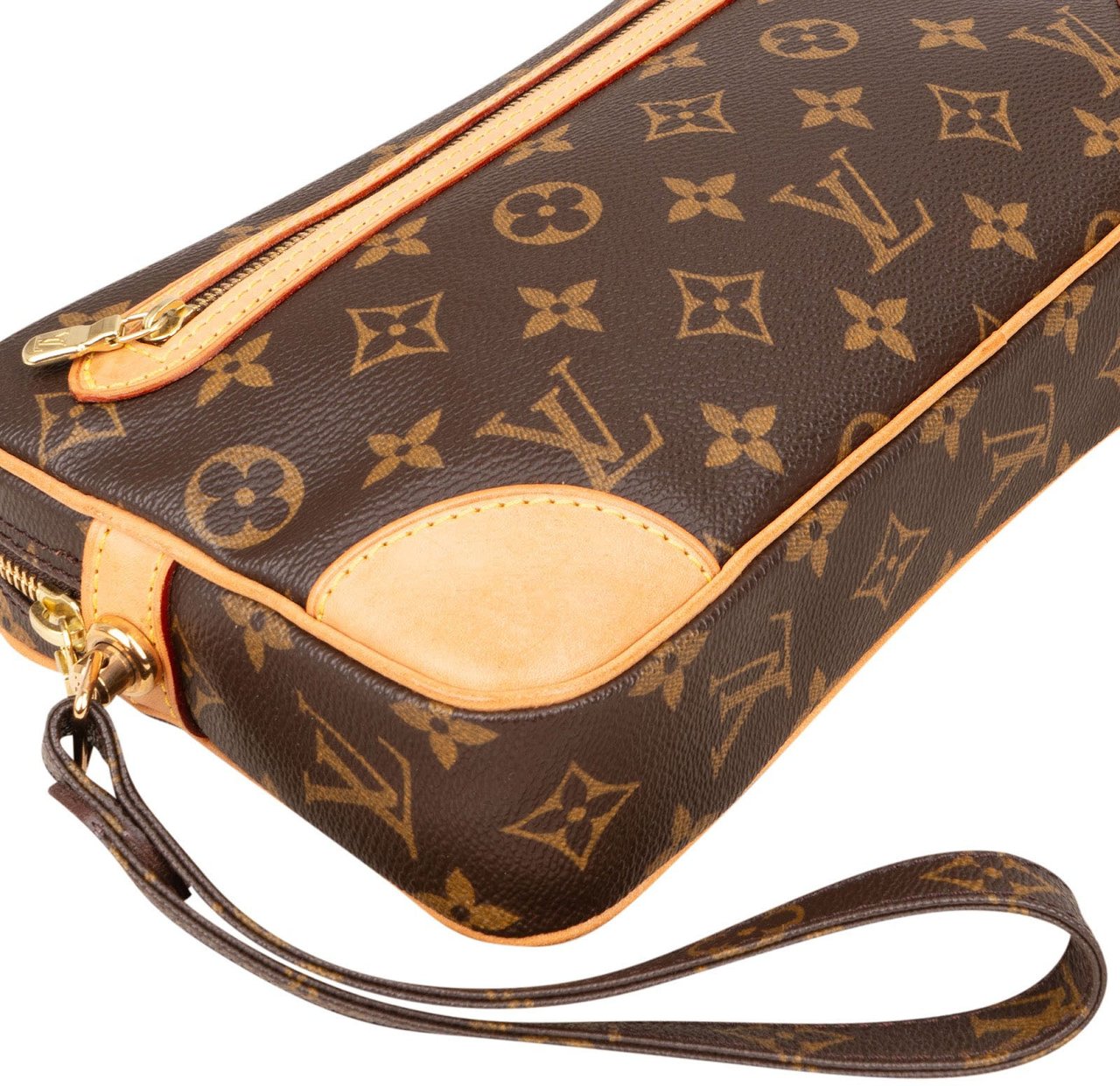 Louis Vuitton Louis Vuitton Monogram Canvas Marly Dragonne Clutch Bruin