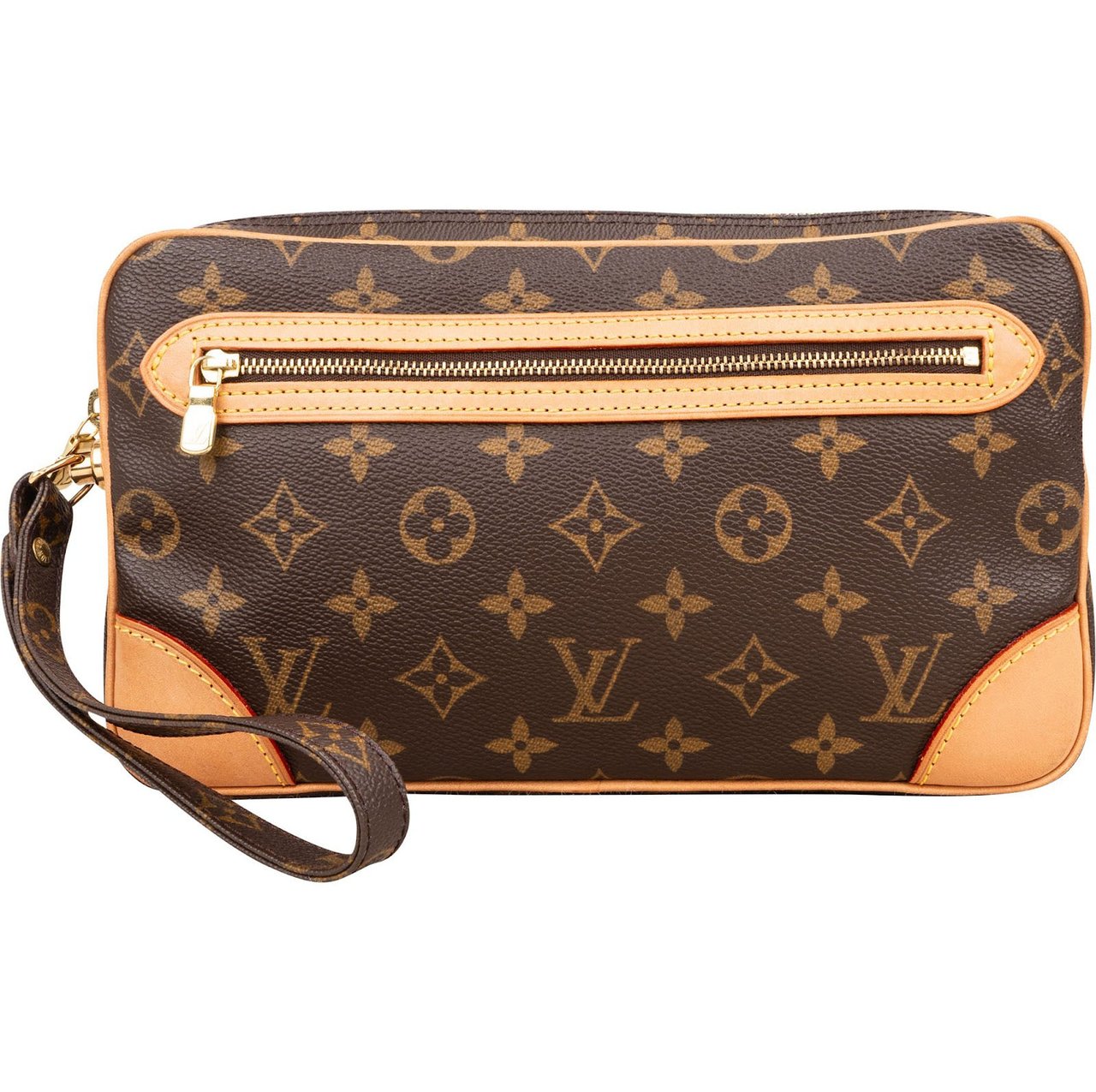 Louis Vuitton Louis Vuitton Monogram Canvas Marly Dragonne Clutch Bruin