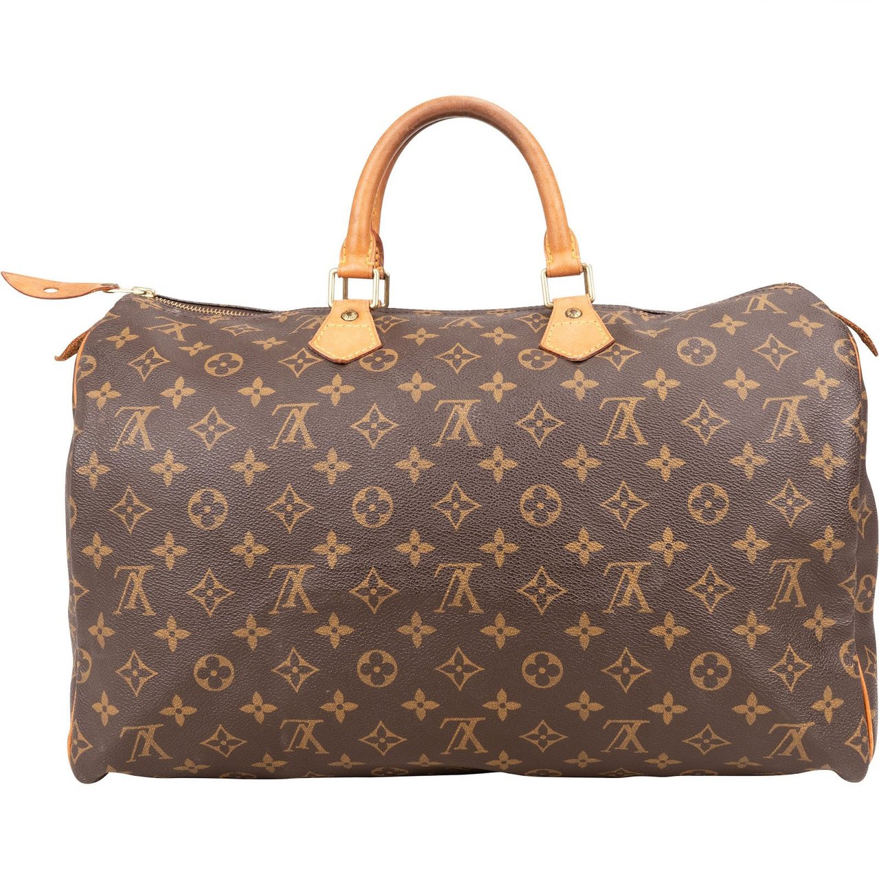 Louis Vuitton Louis Vuitton Monogram Canvas Speedy 40 Handbag Bruin
