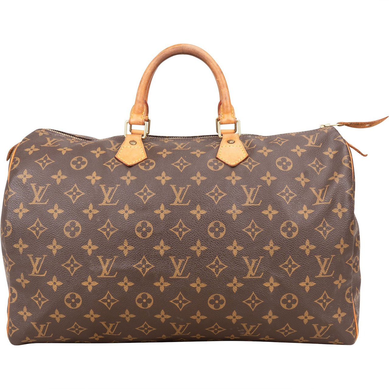 Louis Vuitton Louis Vuitton Monogram Canvas Speedy 40 Handbag Bruin