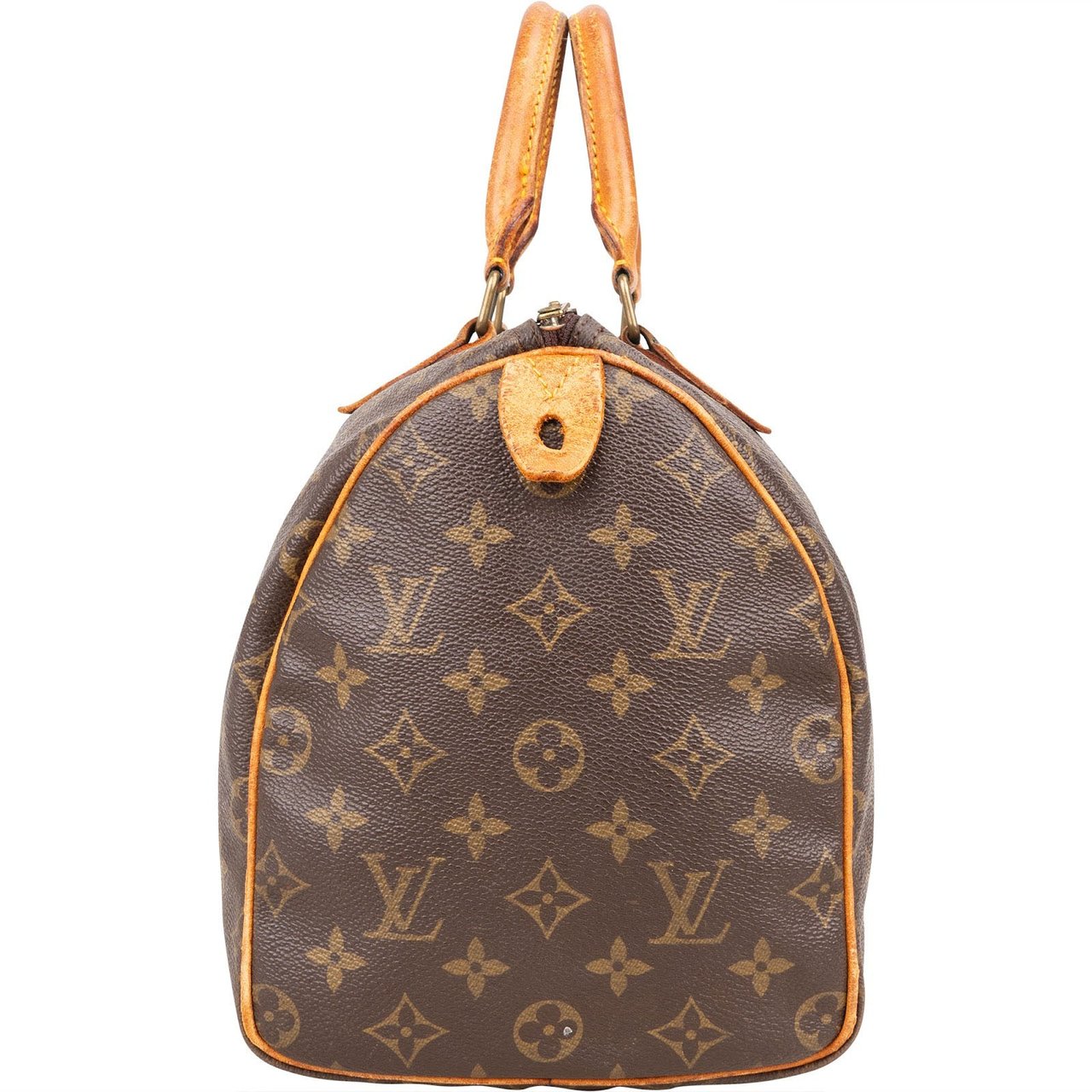 Louis Vuitton Louis Vuitton Monogram Canvas Speedy 30 Handbag Bruin