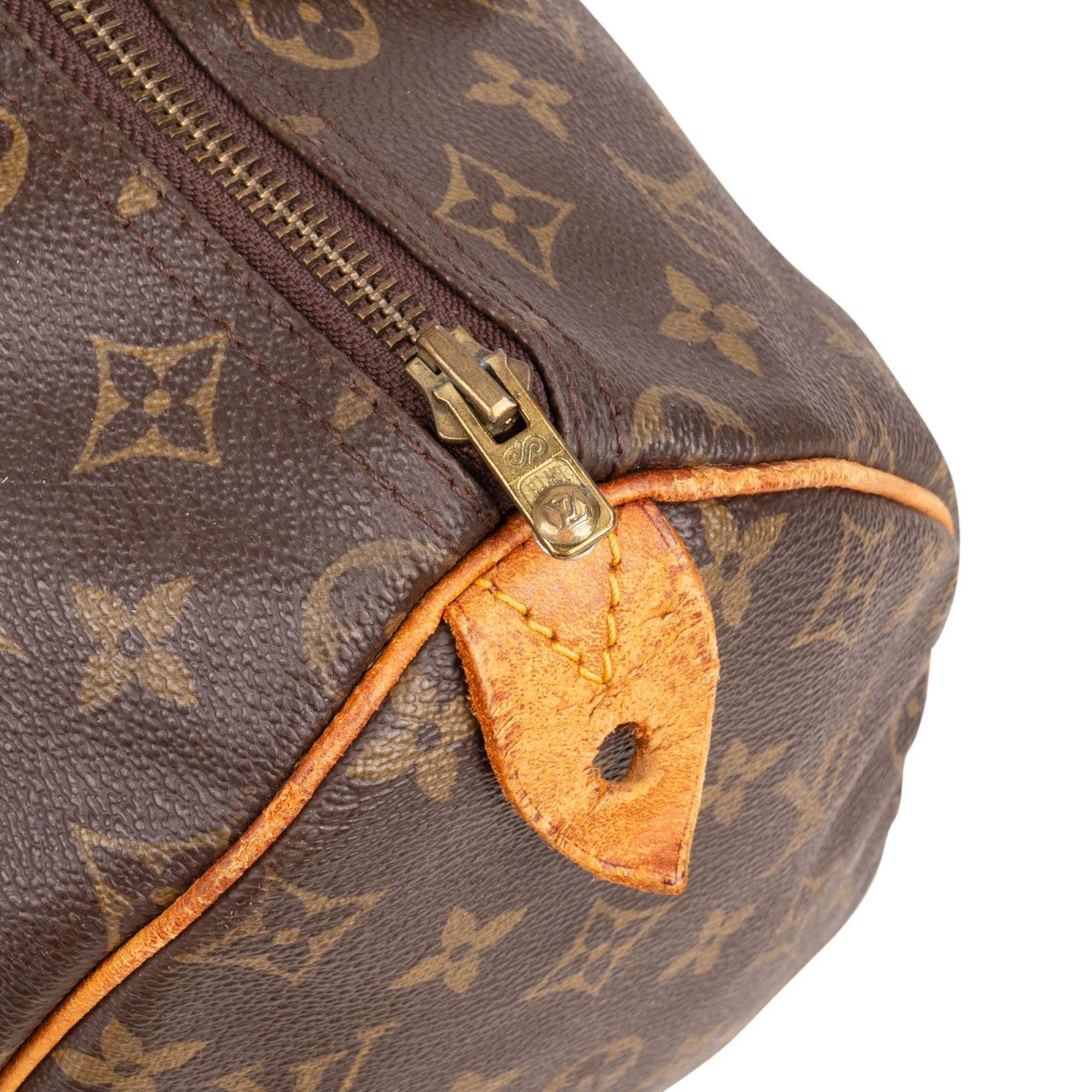 Louis Vuitton Louis Vuitton Monogram Canvas Speedy 30 Handbag Bruin