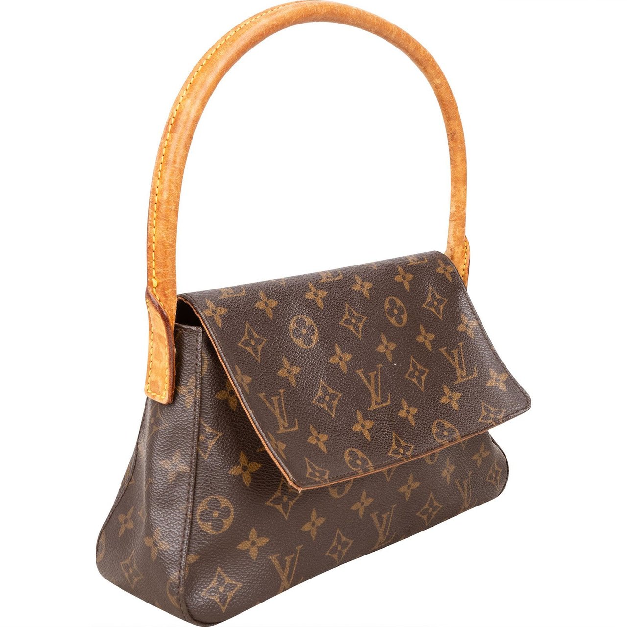 Louis Vuitton Louis Vuitton Monogram Canvas PM Looping Shoulder Bag Bruin