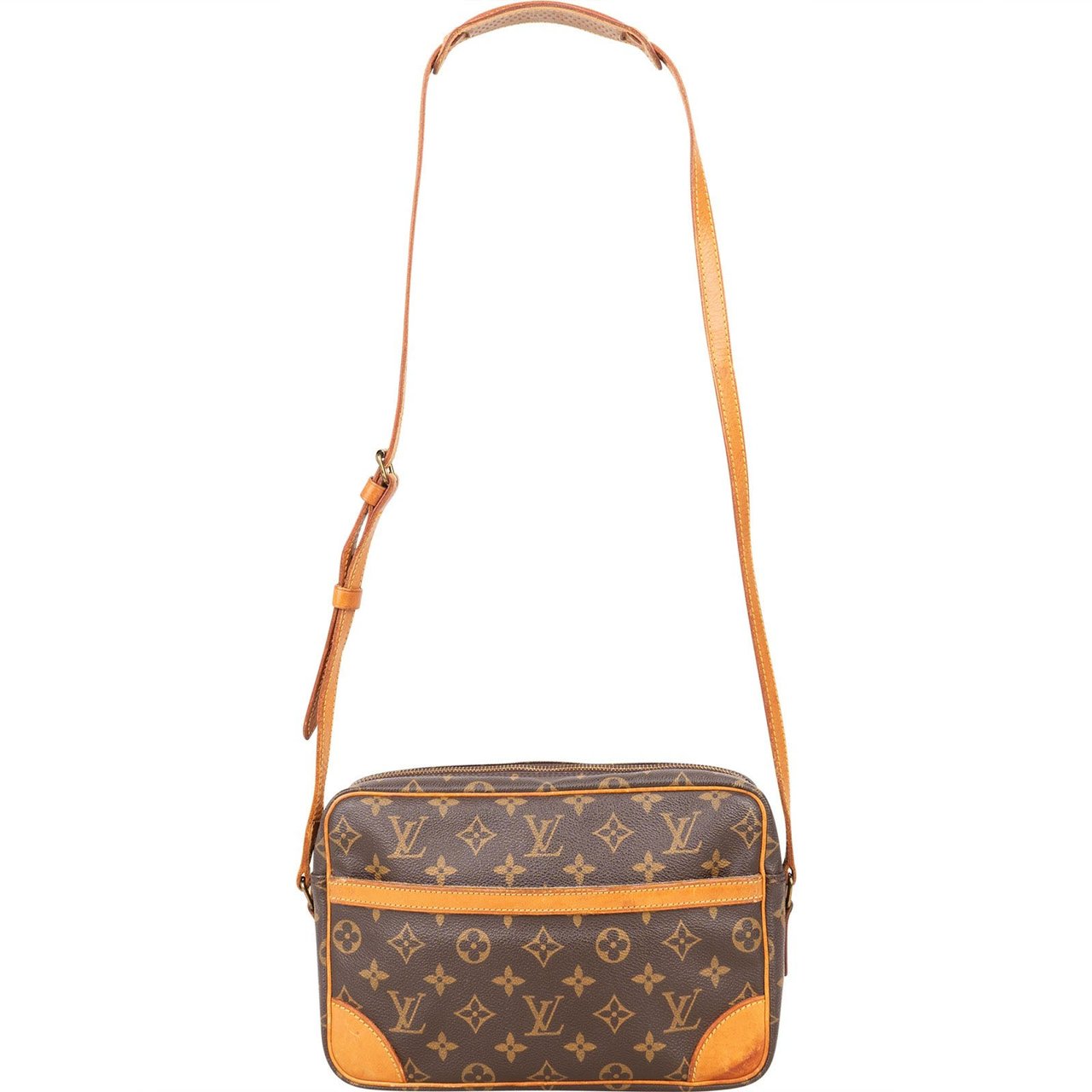 Louis Vuitton Louis Vuitton Monogram Canvas Trocadero 27 Crossbody Bag Bruin