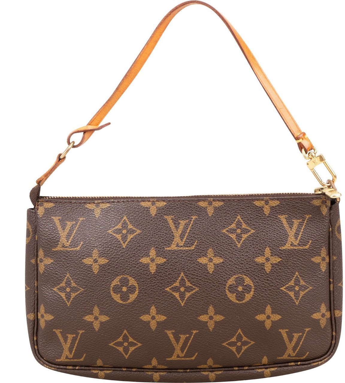 Louis Vuitton Louis Vuitton Monogram Canvas Pochette Accessoires Handbag Bruin