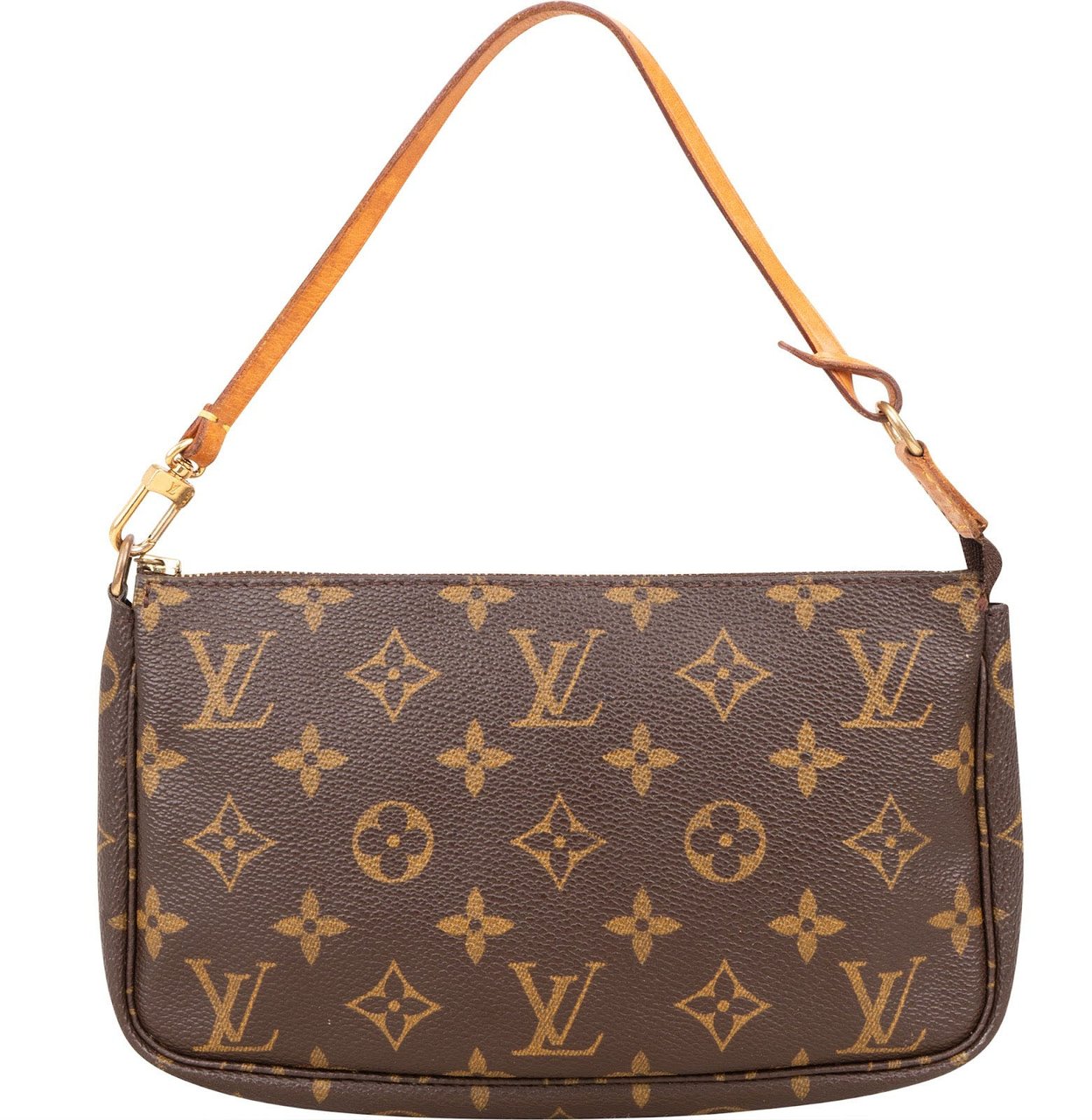 Louis Vuitton Louis Vuitton Monogram Canvas Pochette Accessoires Handbag Bruin