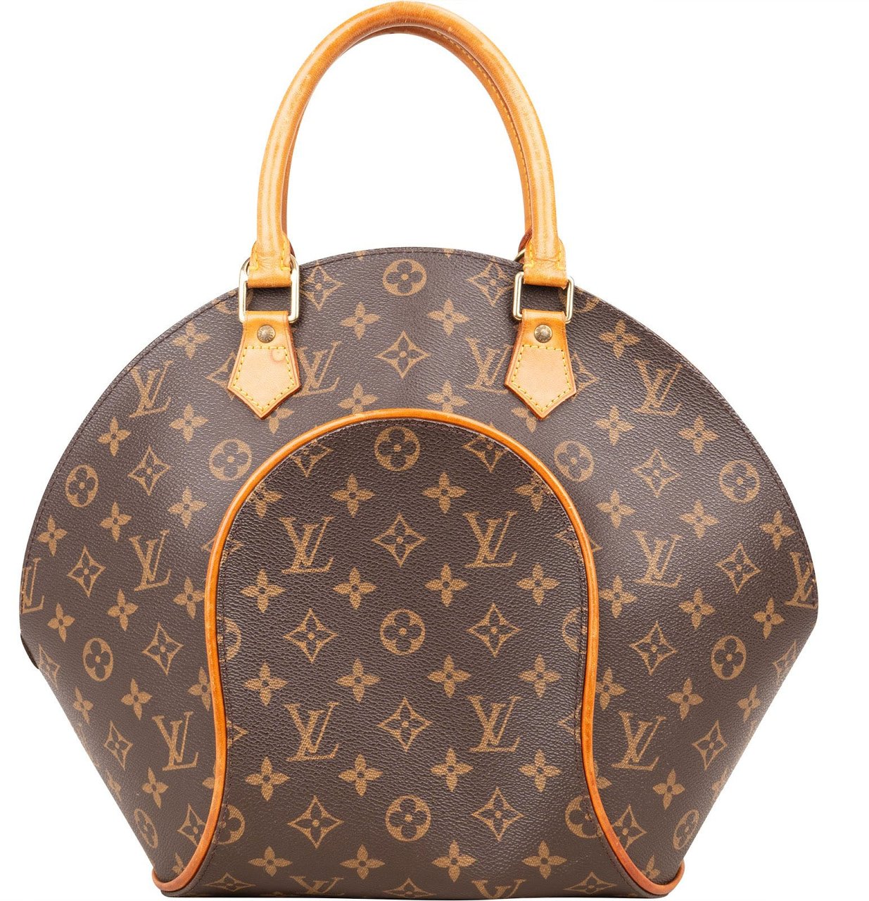 Louis Vuitton Louis Vuitton Monogram Canvas Ellipse MM Handbag Bruin