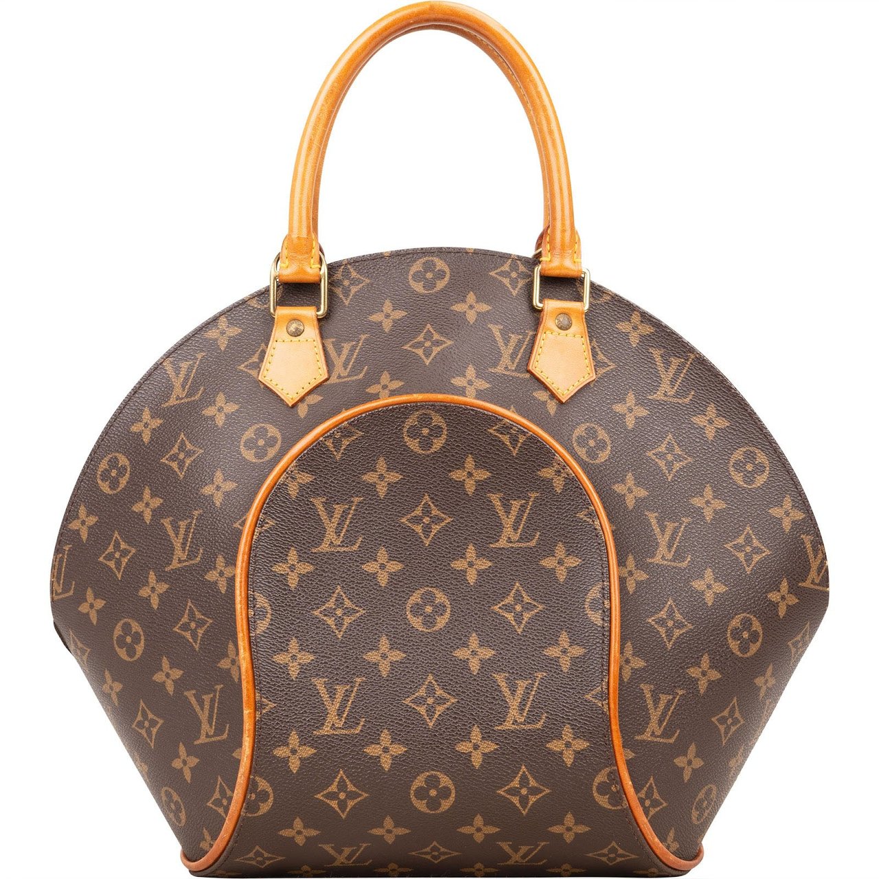 Louis Vuitton Louis Vuitton Monogram Canvas Ellipse MM Handbag Bruin