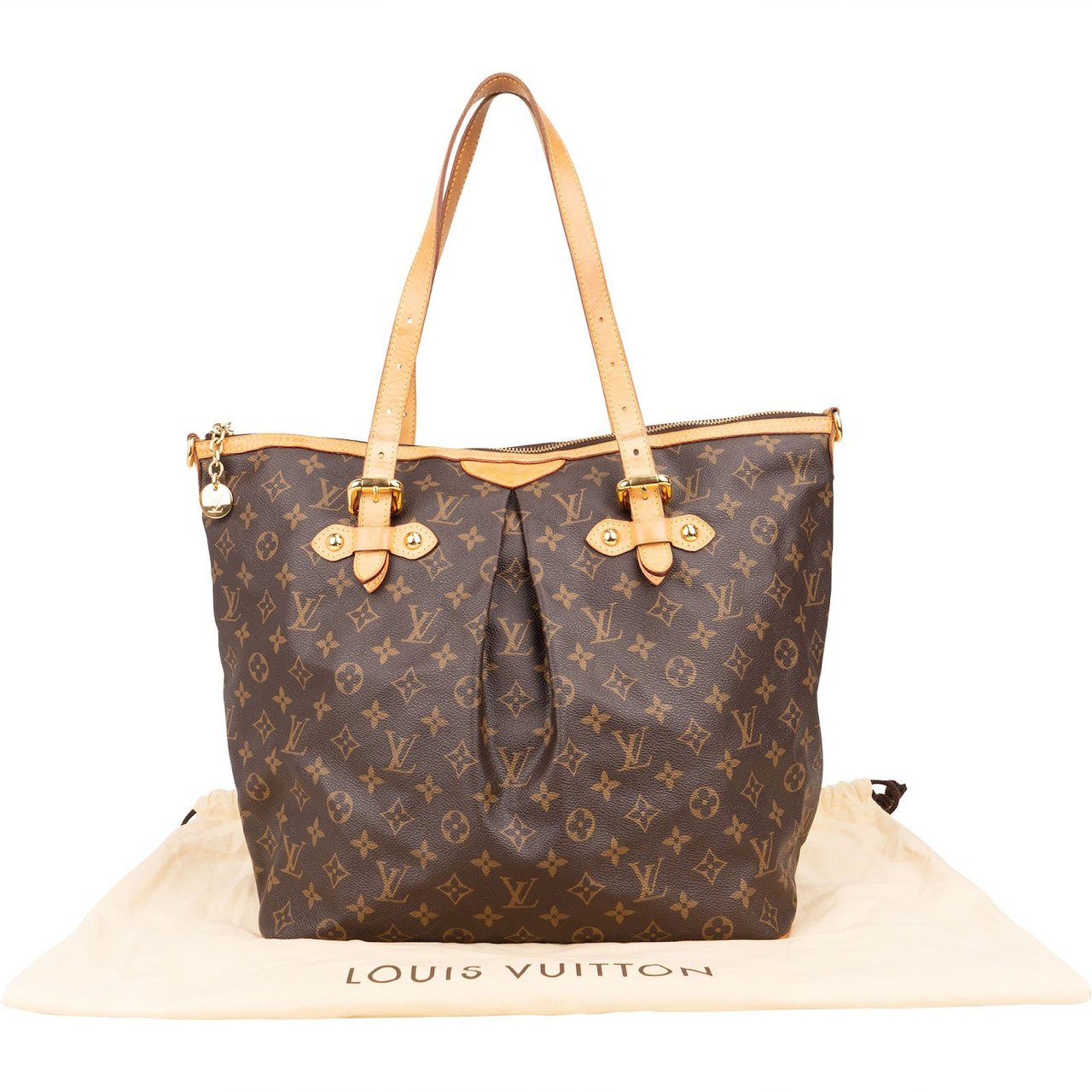 Louis Vuitton Louis Vuitton Monogram Canvas Palermo GM Shoulder Bag Bruin