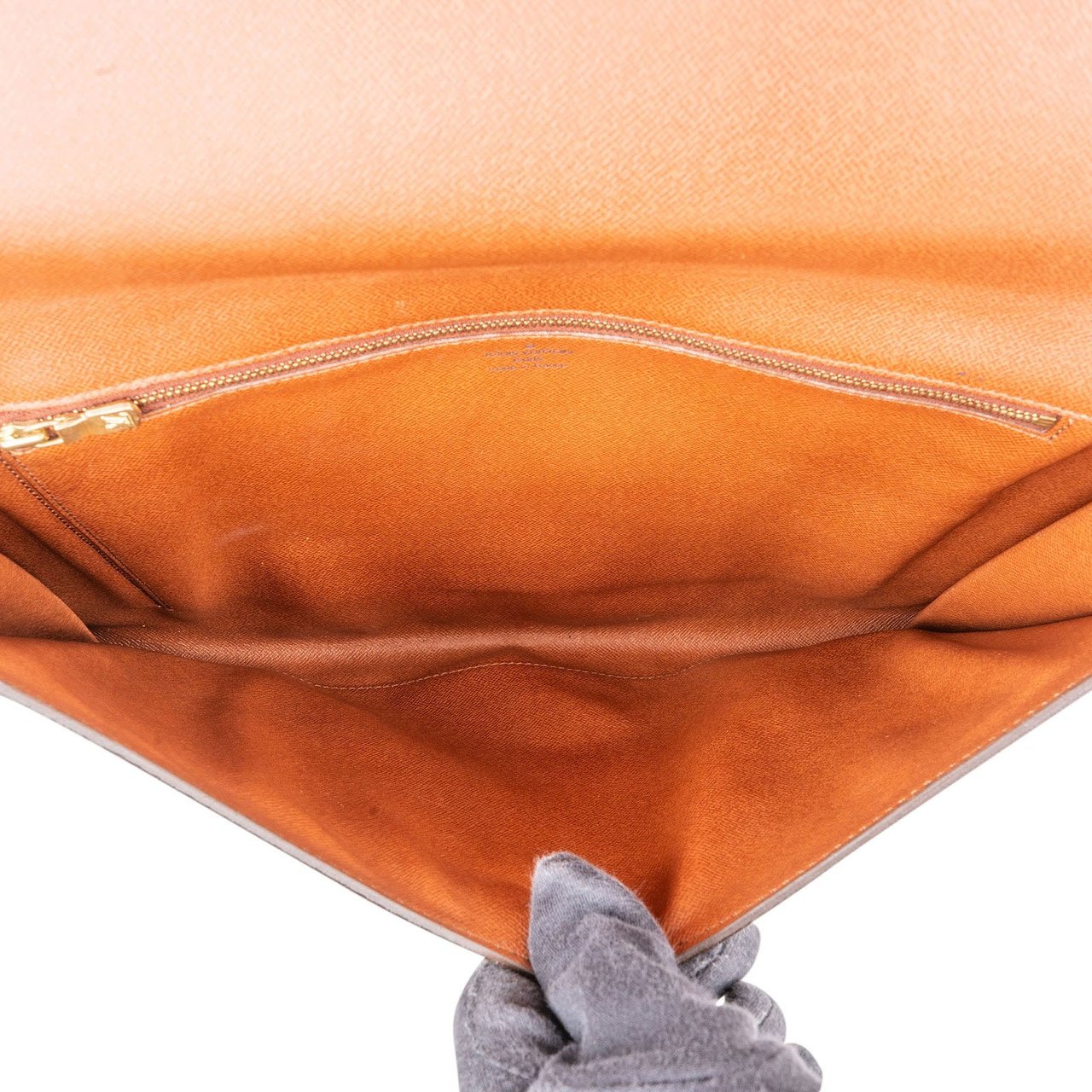 Louis Vuitton Louis Vuitton Monogram Canvas Porte Documents Laptop Clutch Bruin