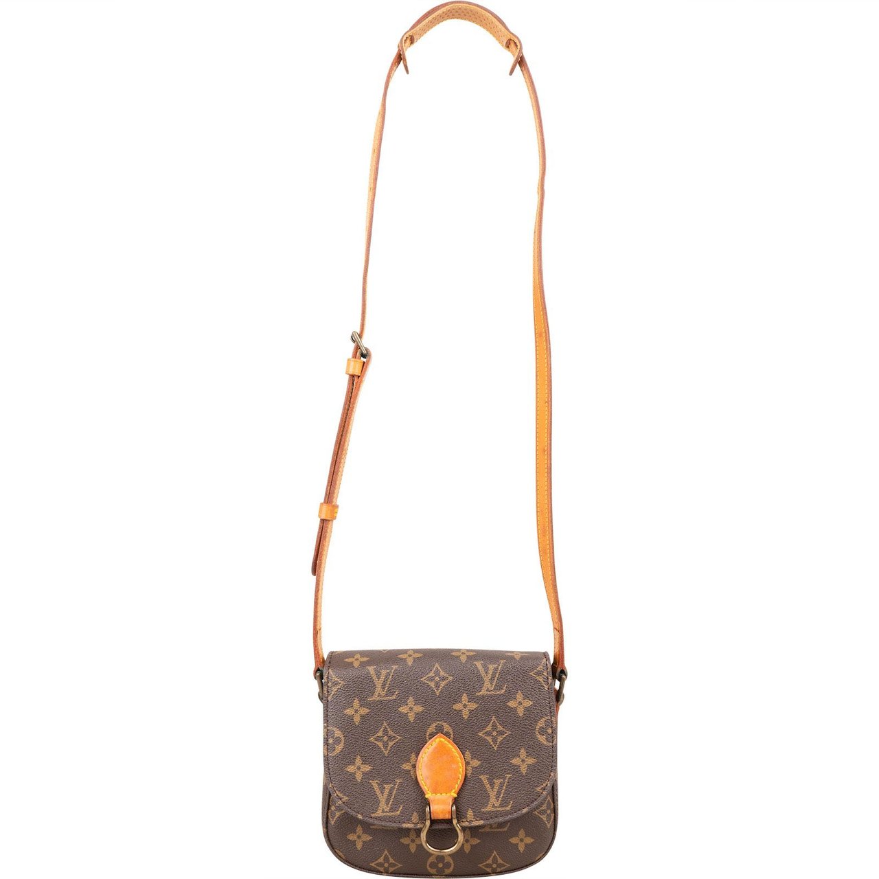 Louis Vuitton Louis Vuitton Monogram Canvas Saint Cloud PM Crossbody Bruin