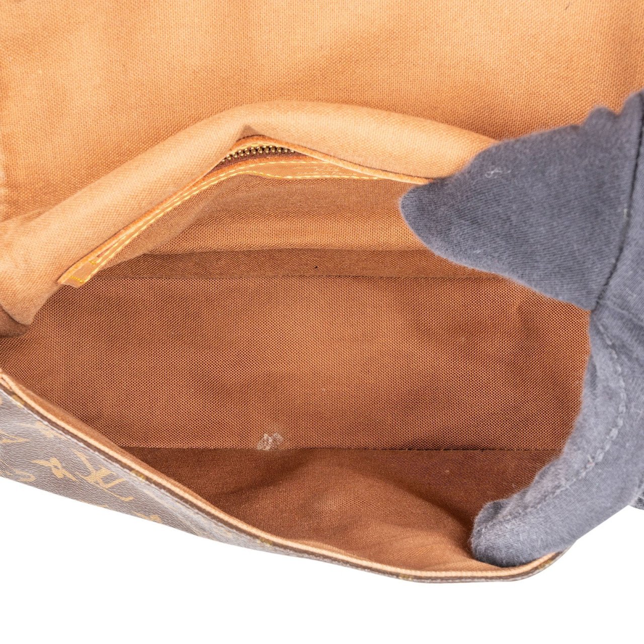 Louis Vuitton Louis Vuitton Canvas Monogram PM Looping Shoulder Bag Bruin