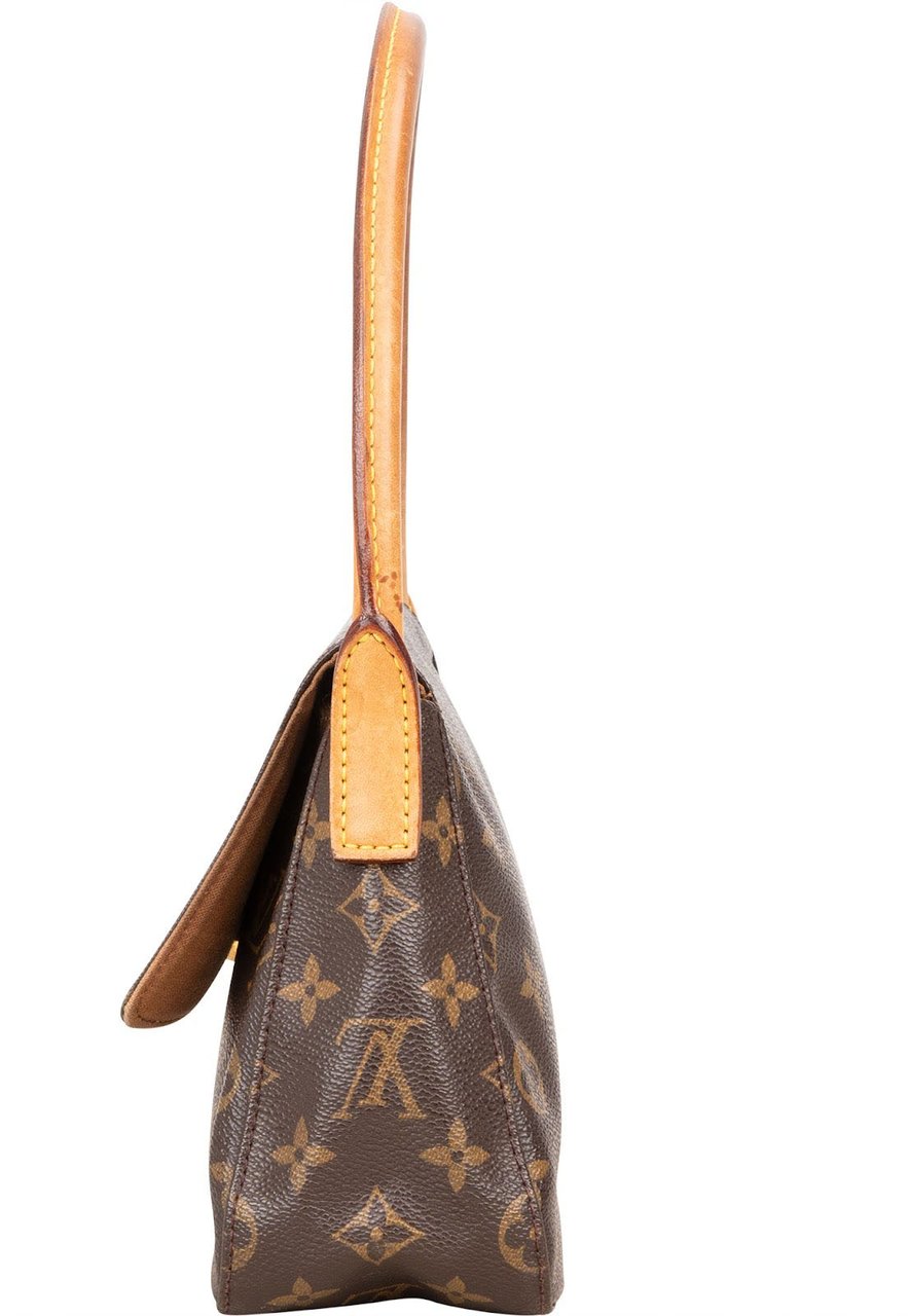 Louis Vuitton Louis Vuitton Canvas Monogram PM Looping Shoulder Bag Bruin