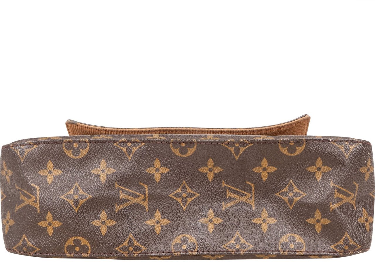 Louis Vuitton Louis Vuitton Canvas Monogram PM Looping Shoulder Bag Bruin