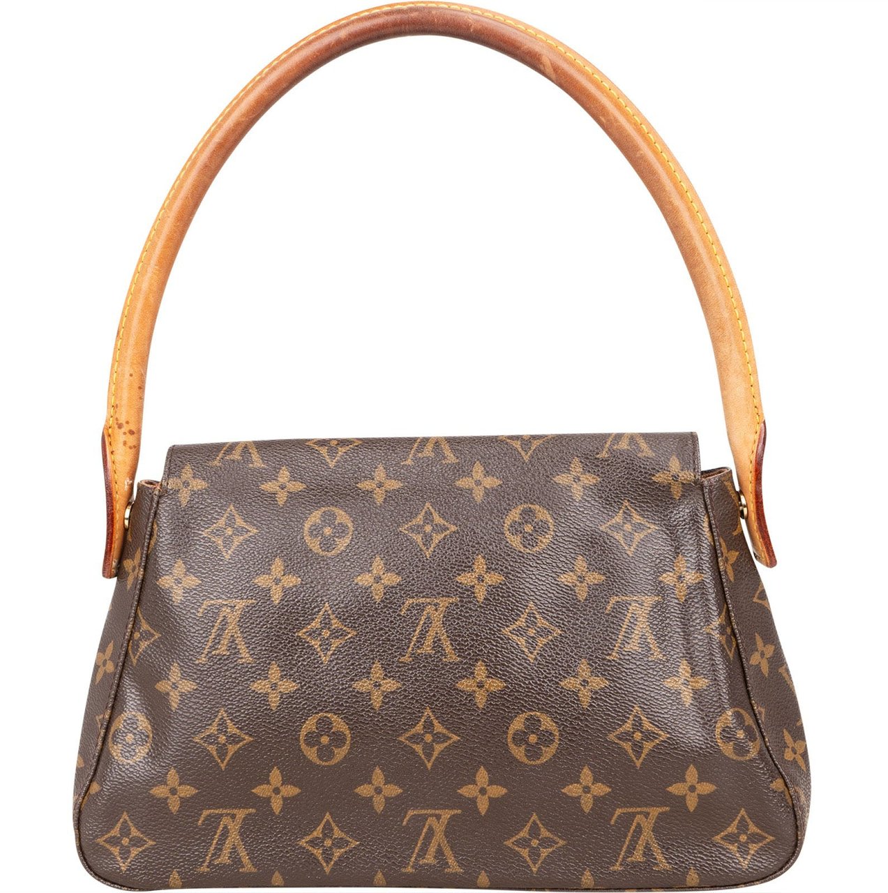 Louis Vuitton Louis Vuitton Canvas Monogram PM Looping Shoulder Bag Bruin