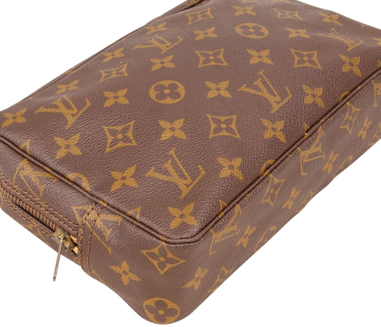 Louis Vuitton Louis Vuitton Monogram Canvas Trousse Toilette 23 Clutch Bruin