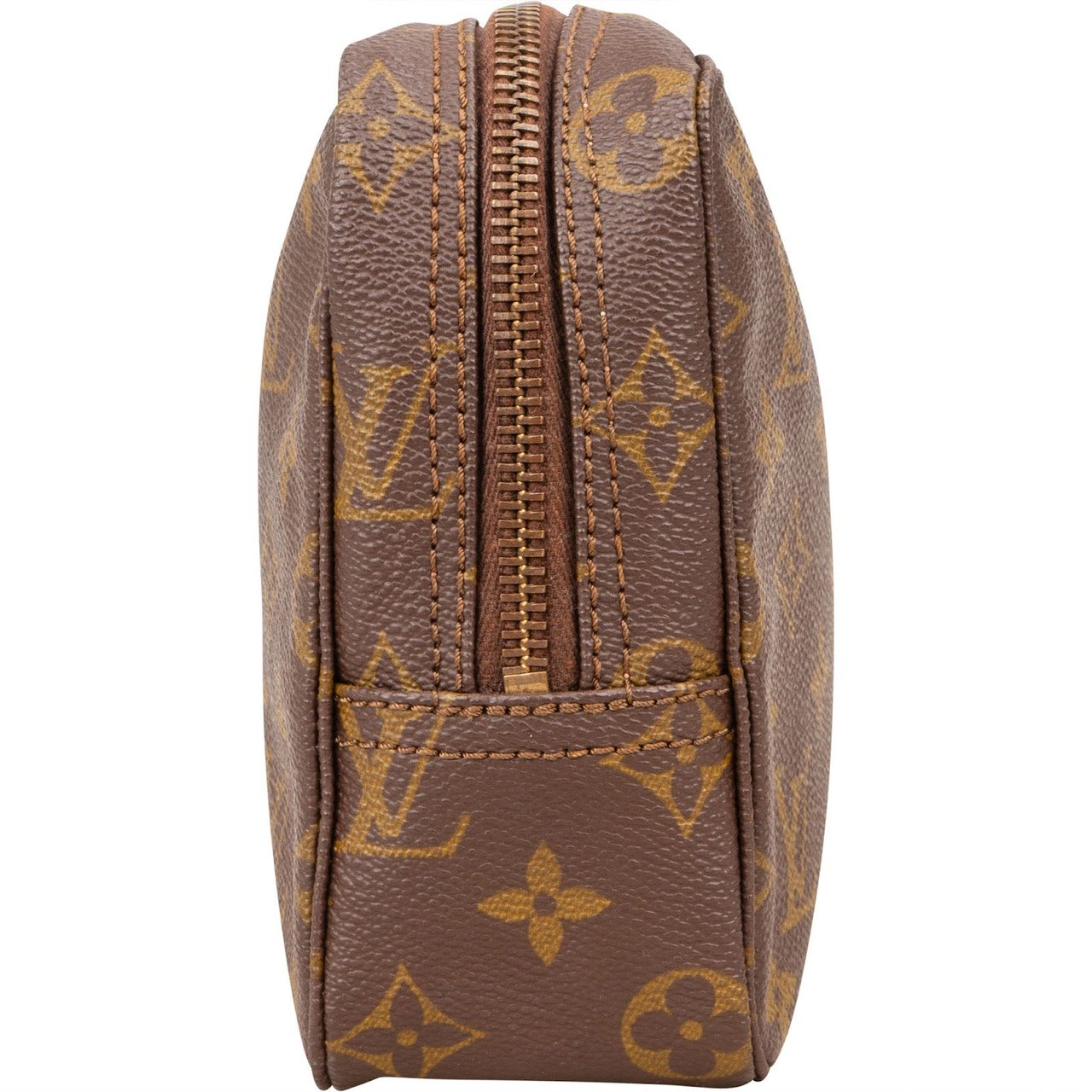 Louis Vuitton Louis Vuitton Monogram Canvas Trousse Toilette 23 Clutch Bruin