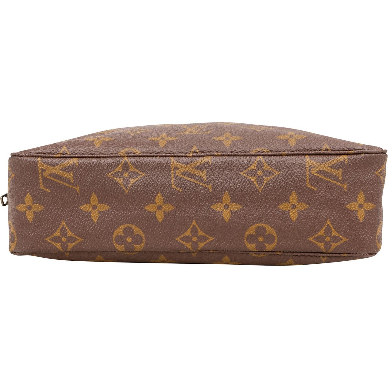 Louis Vuitton Louis Vuitton Monogram Canvas Trousse Toilette 23 Clutch Bruin